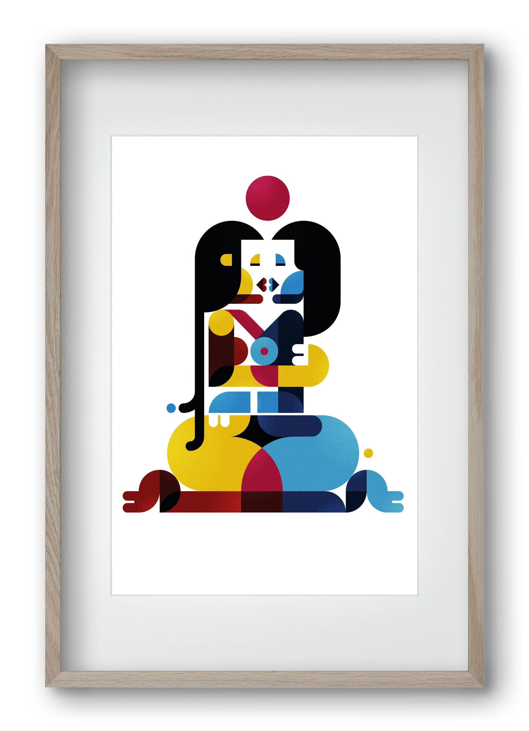 Berlin, 40x60 cm (30x45 cm), Tölgy keret, paszpartuval