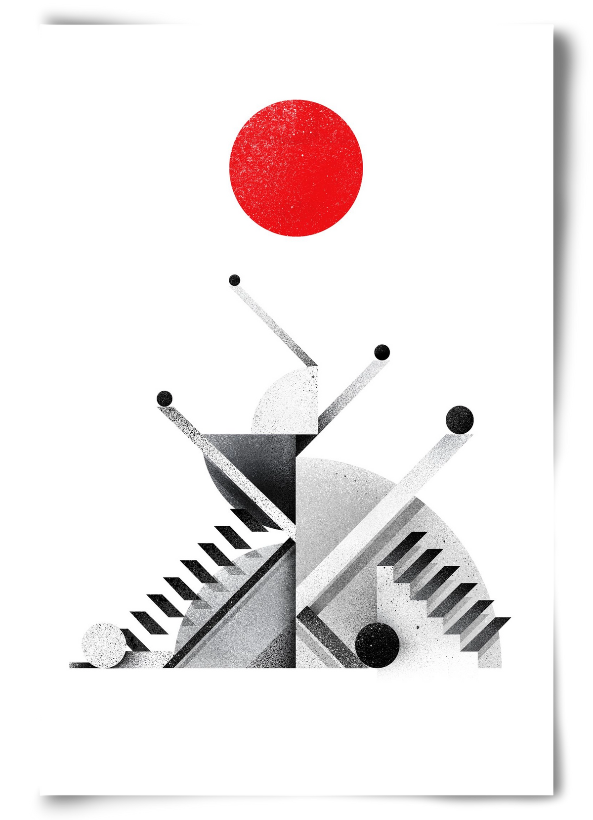 Marble tower, 60x90 cm, Keret nélkül