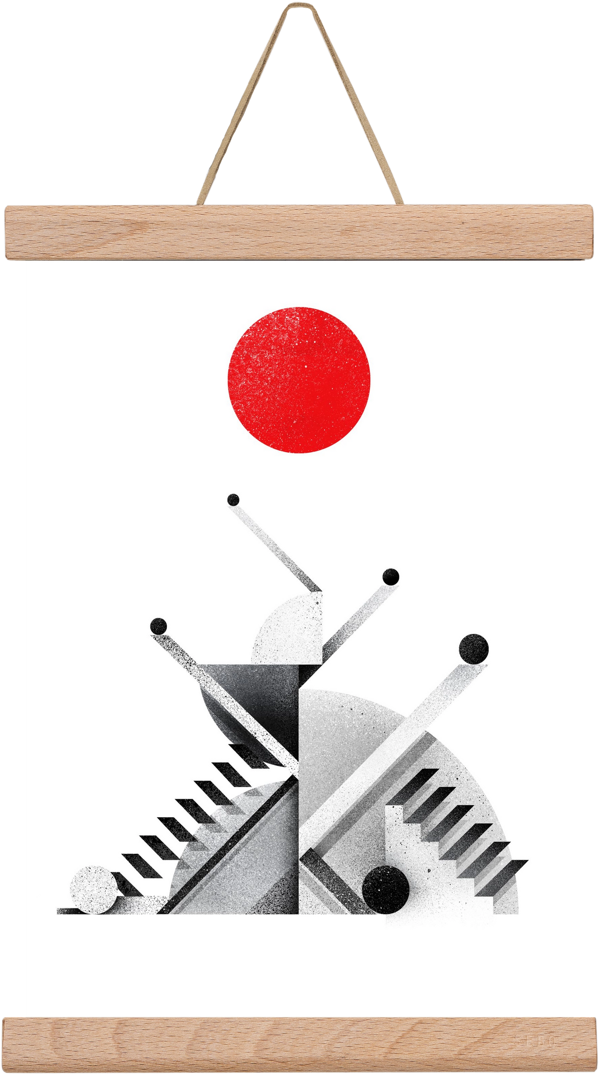 Marble tower, 20x30 cm (20x30 cm), Tölgy akasztó