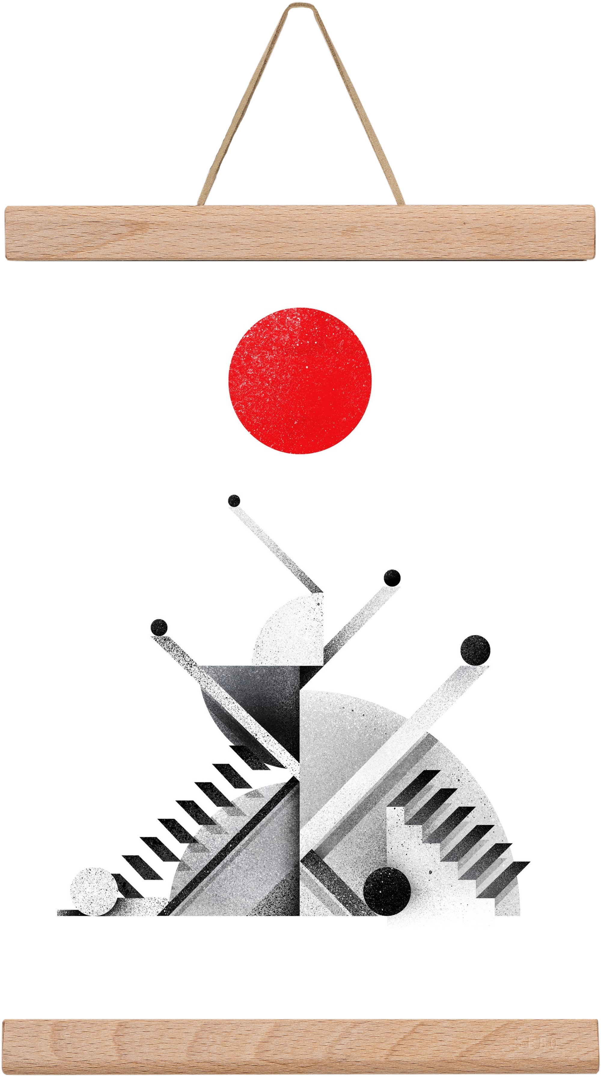 Marble tower, 20x30 cm (20x30 cm), Tölgy akasztó