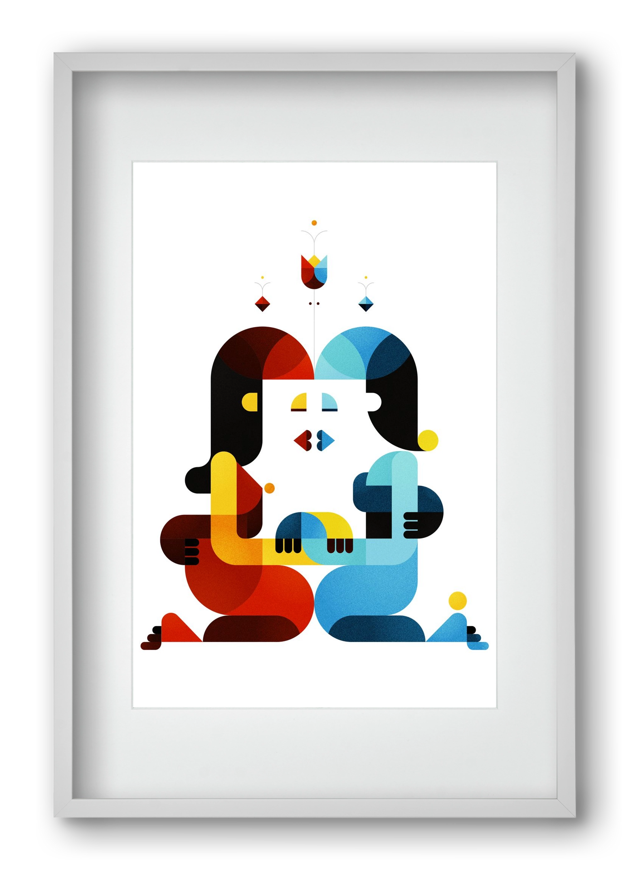 Roma, 40x60 cm (30x45 cm), Fehér keret, paszpartuval