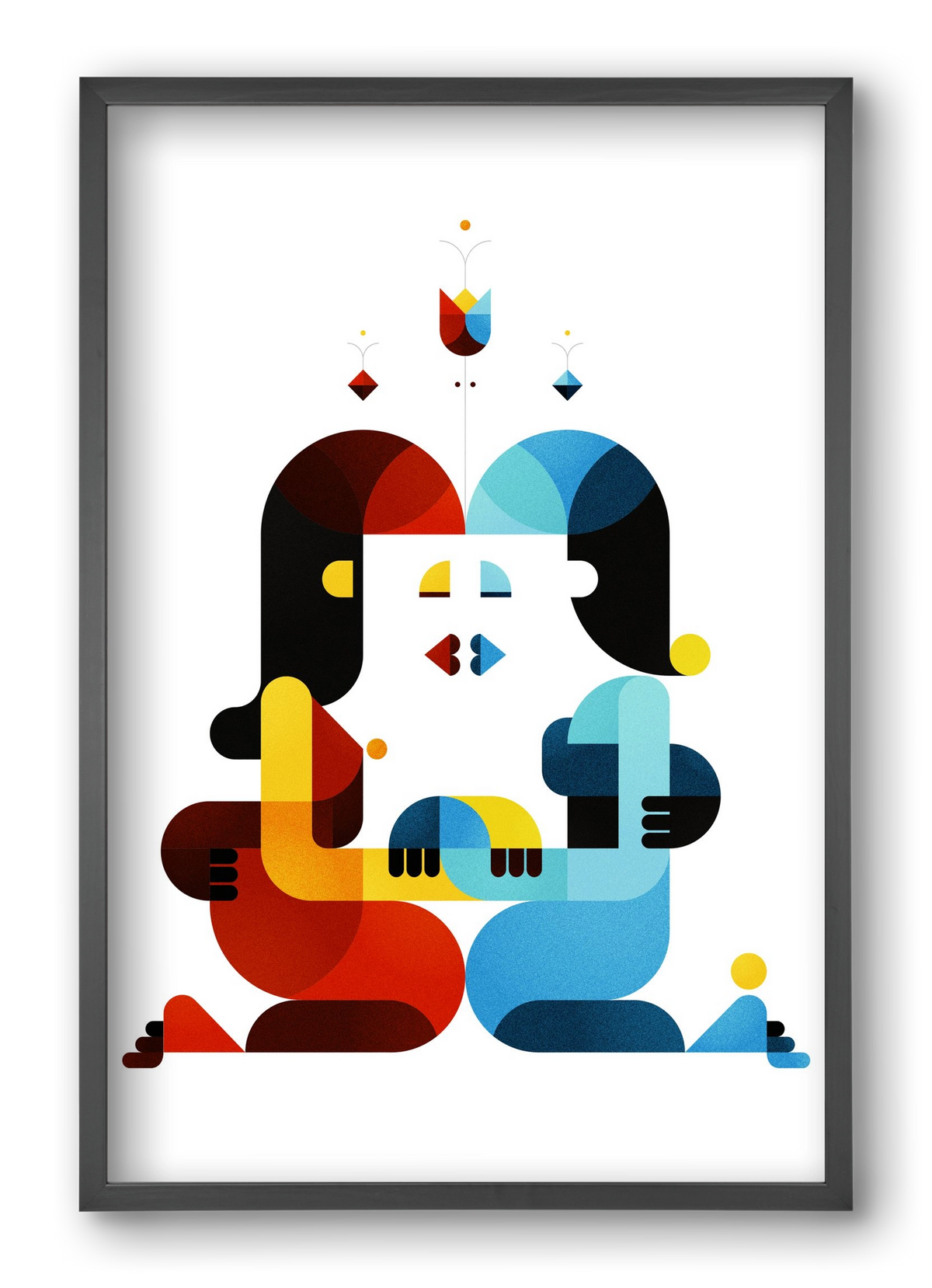 Roma, 40x60 cm (40x60 cm), Fekete keret