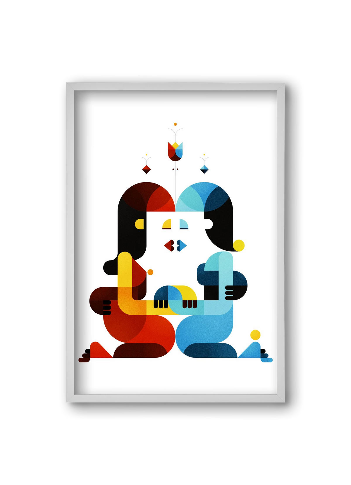 Roma, 20x30 cm (20x30 cm), Fehér keret