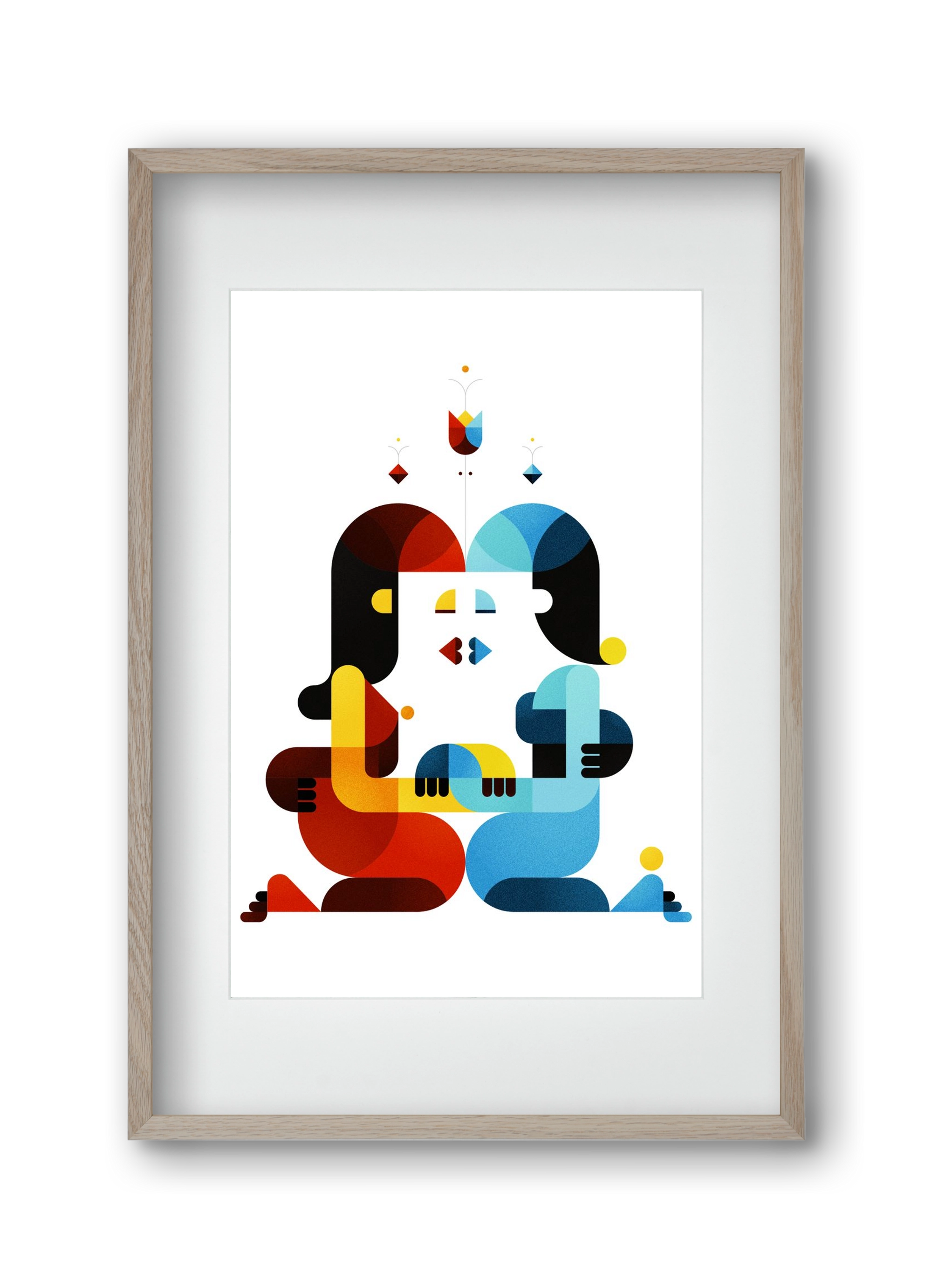 Roma, 30x45 cm (20x30 cm), Tölgy keret, paszpartuval