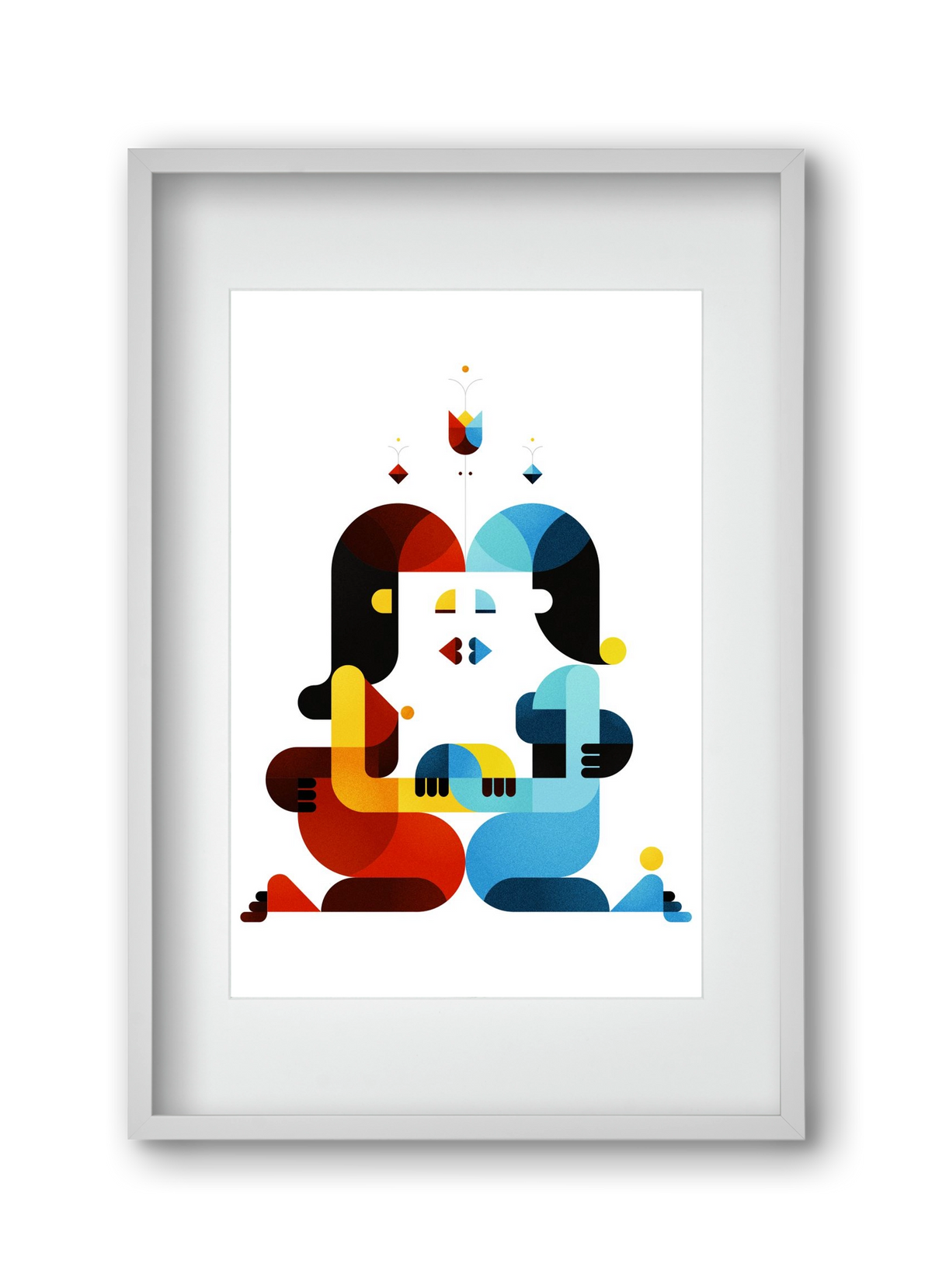 Roma, 30x45 cm (20x30 cm), Fehér keret, paszpartuval