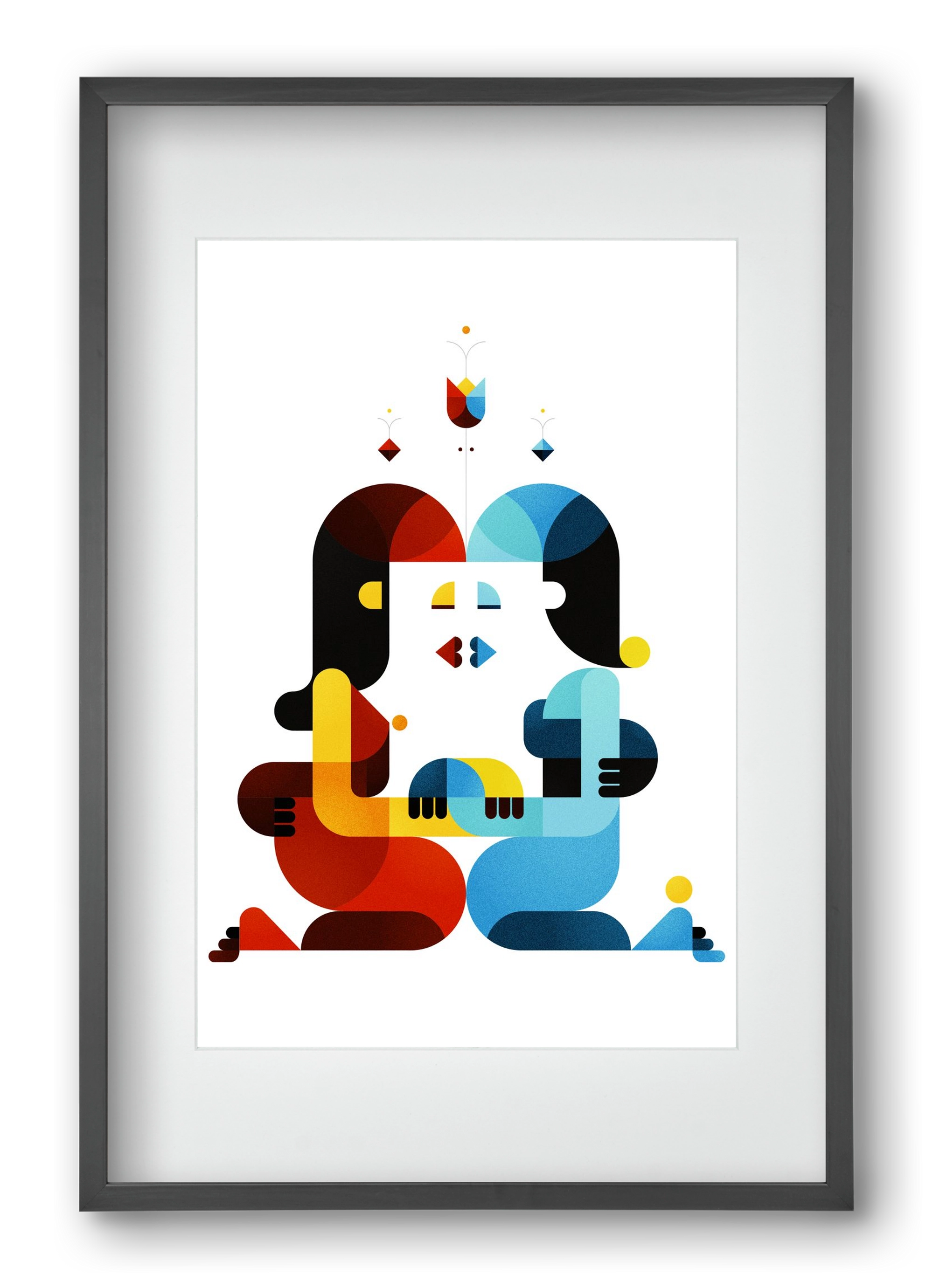 Roma, 40x60 cm (30x45 cm), Fekete keret, paszpartuval