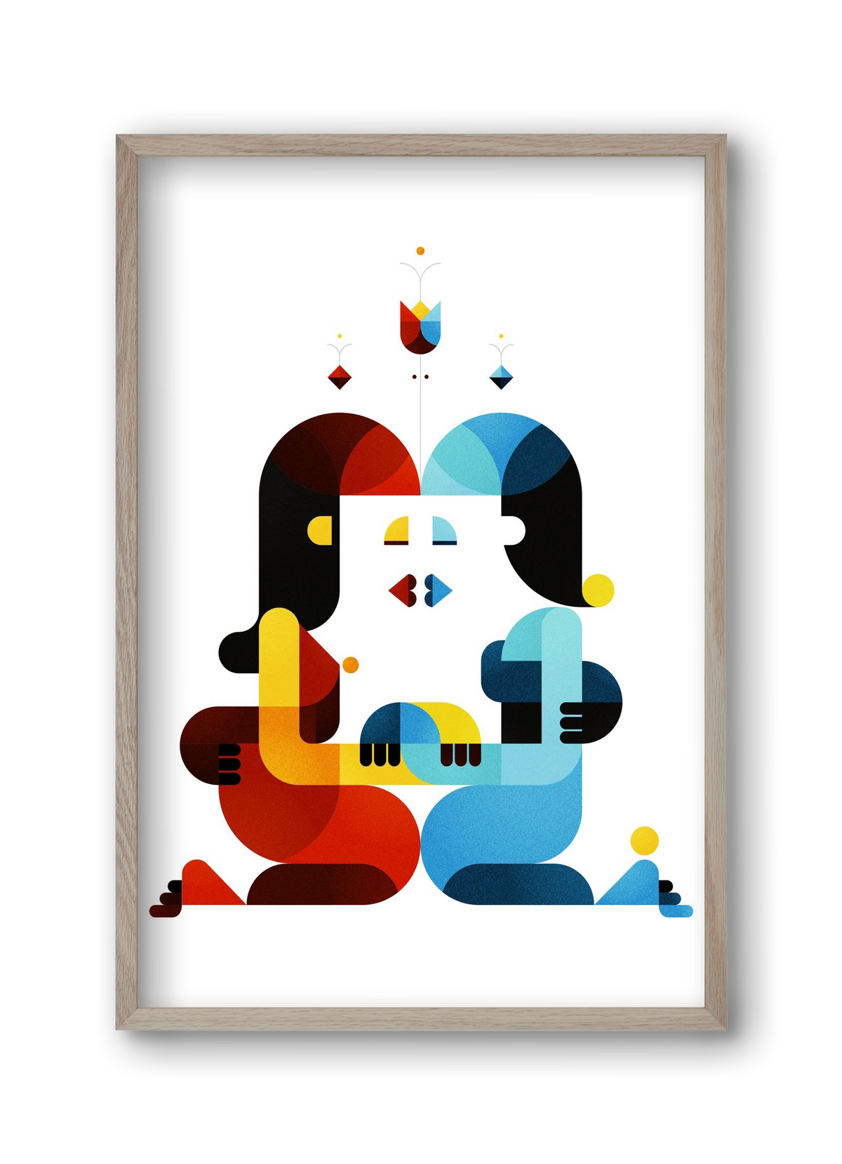 Roma, 30x45 cm (30x45 cm), Tölgy keret