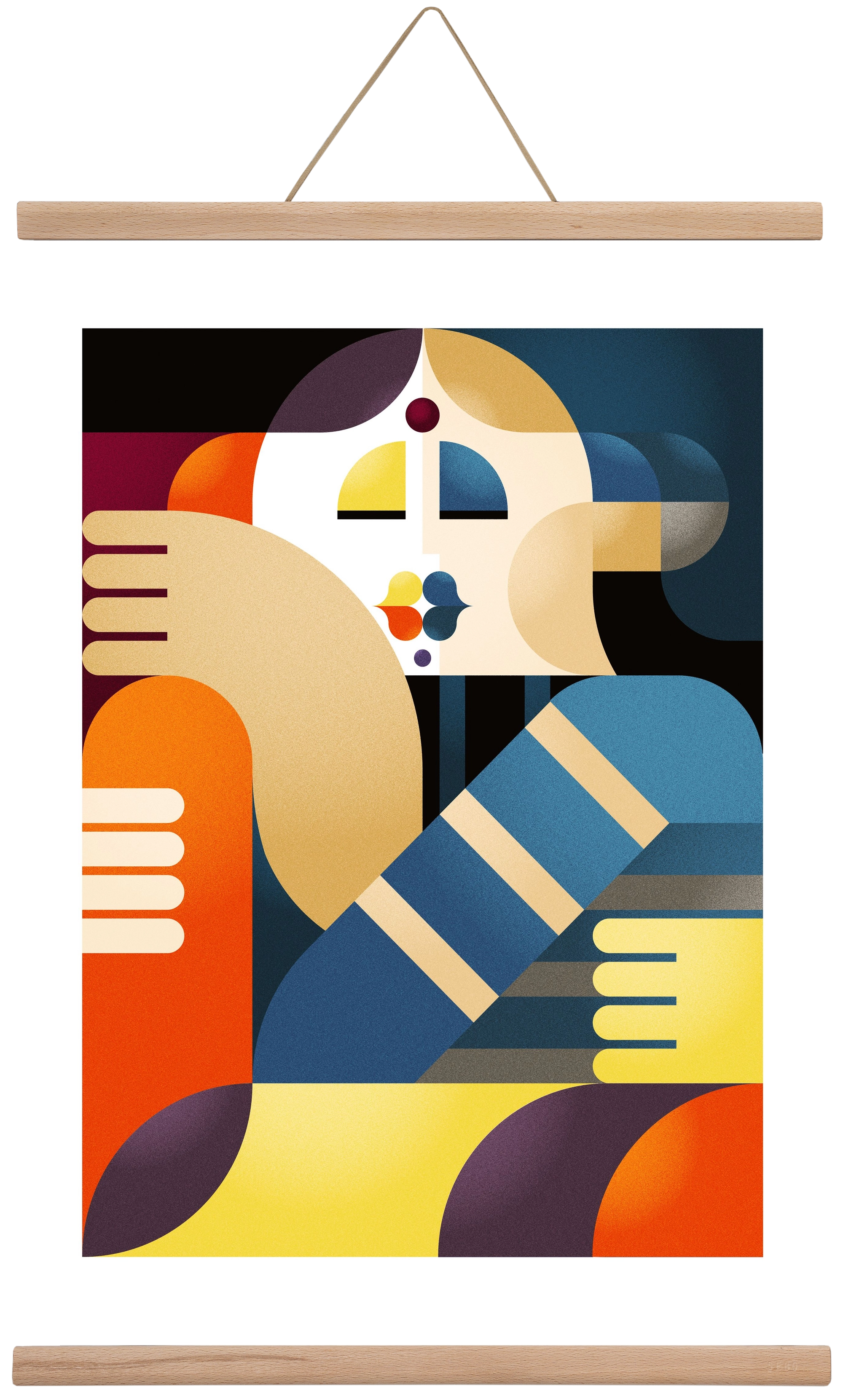 Indian, 40x60 cm (40x60 cm), Tölgy akasztó