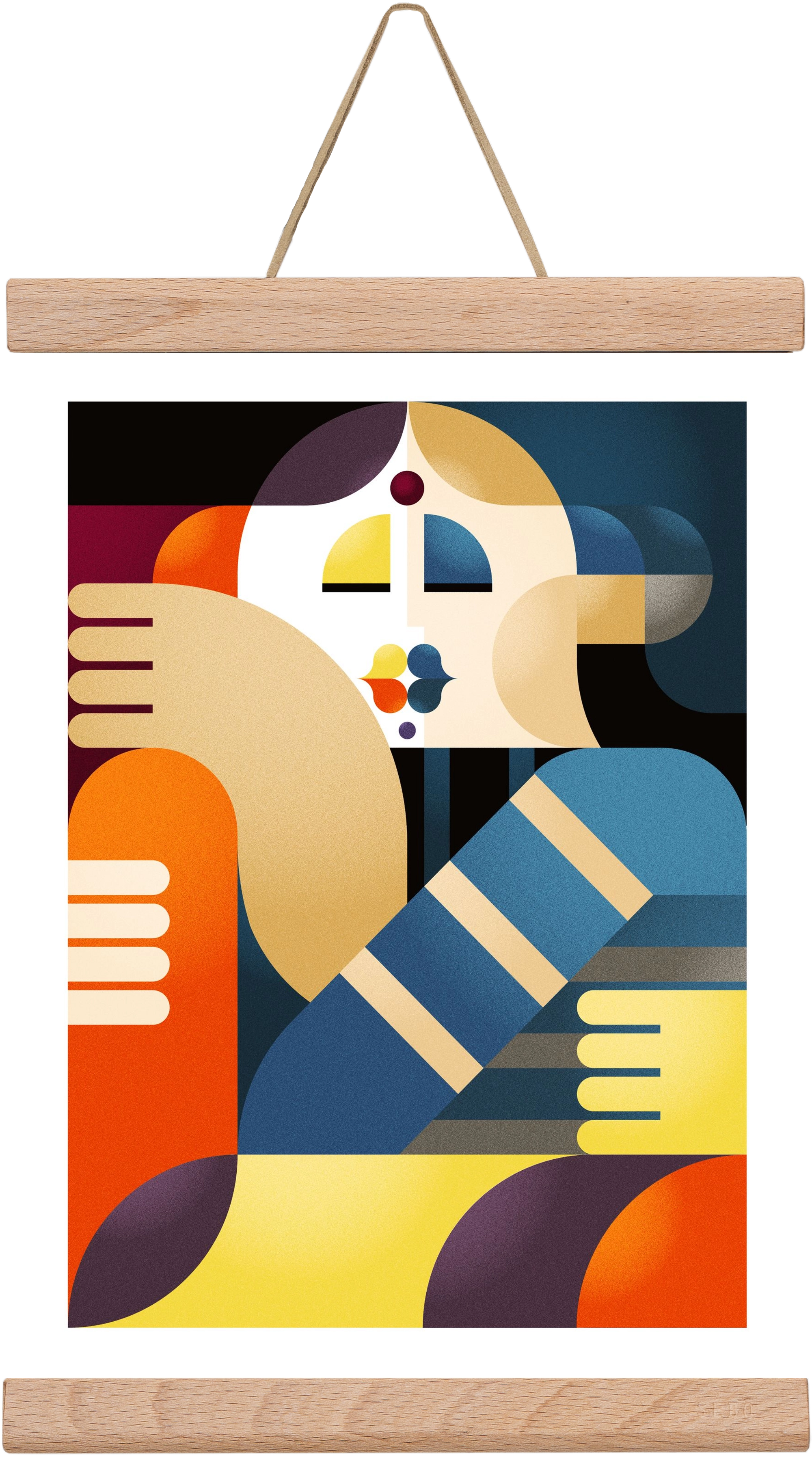 Indian, 20x30 cm (20x30 cm), Tölgy akasztó