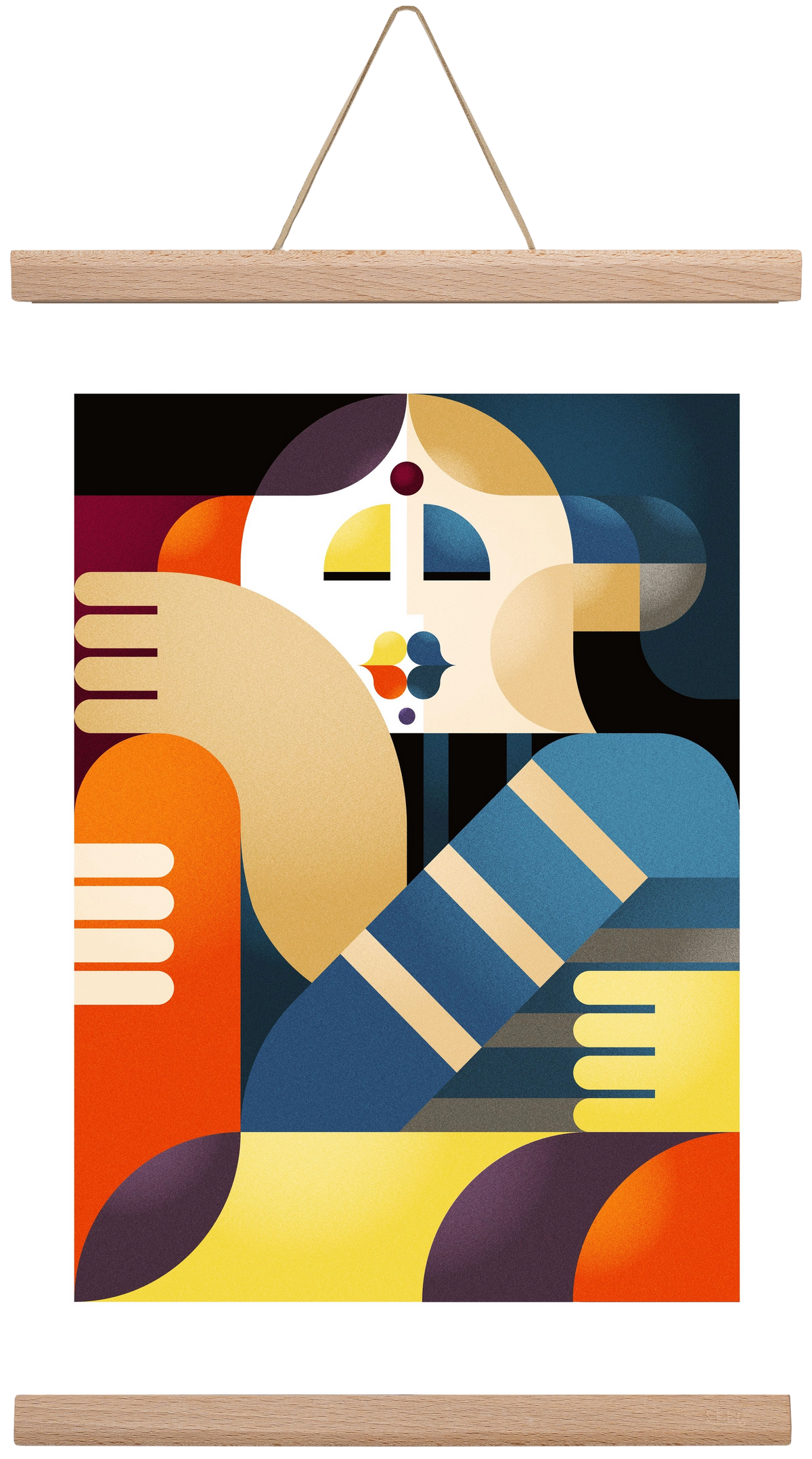 Indian, 30x45 cm (30x45 cm), Tölgy akasztó