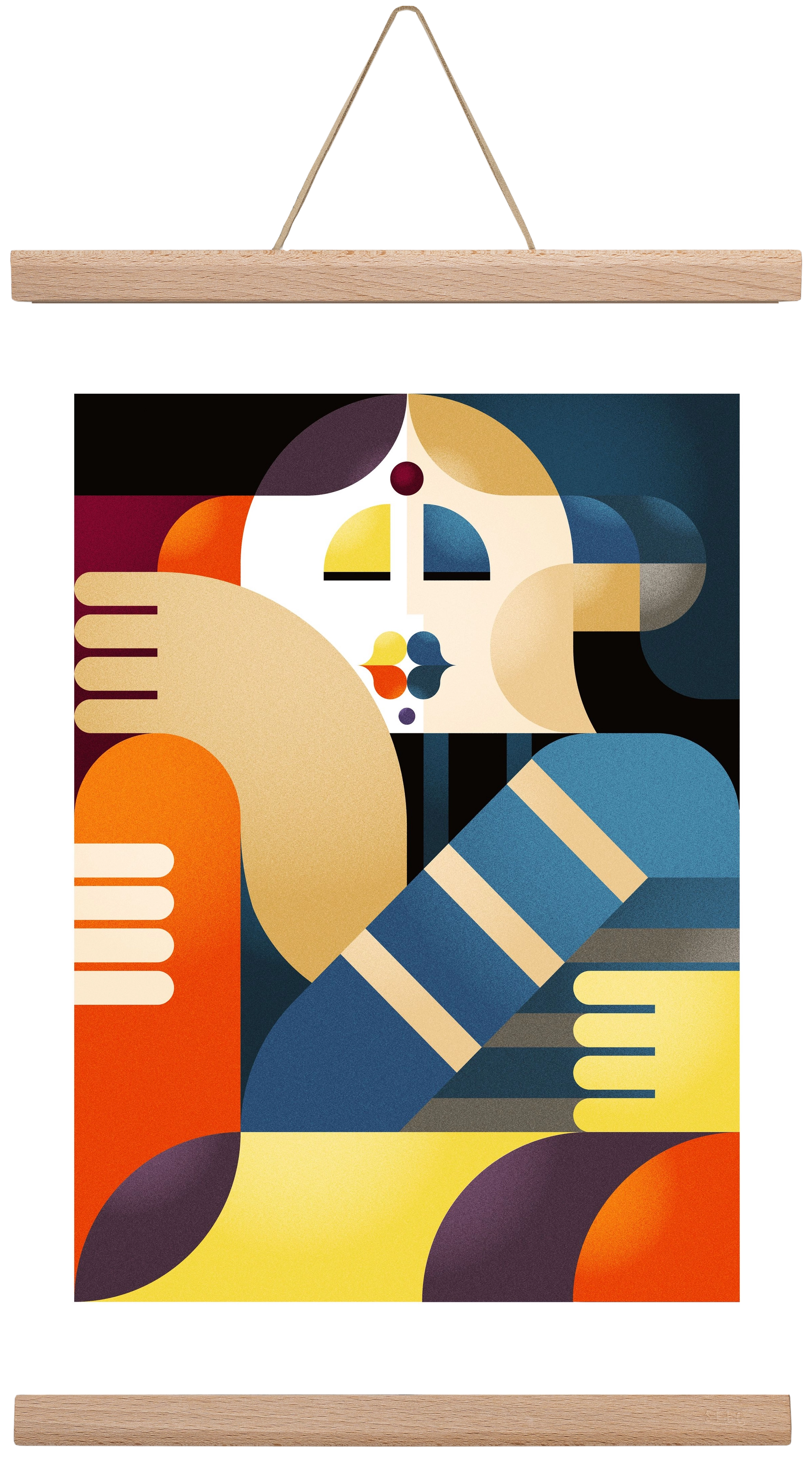 Indian, 30x45 cm (30x45 cm), Tölgy akasztó