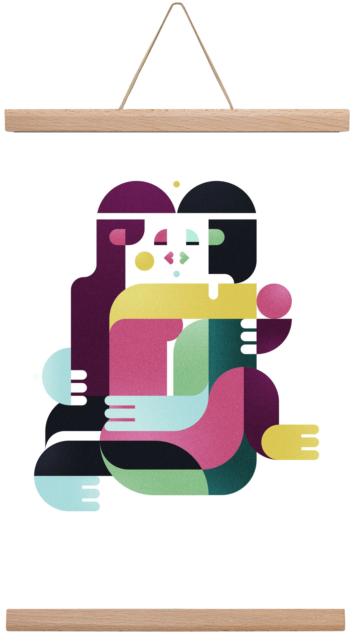 Bombay, 30x45 cm (30x45 cm), Tölgy akasztó