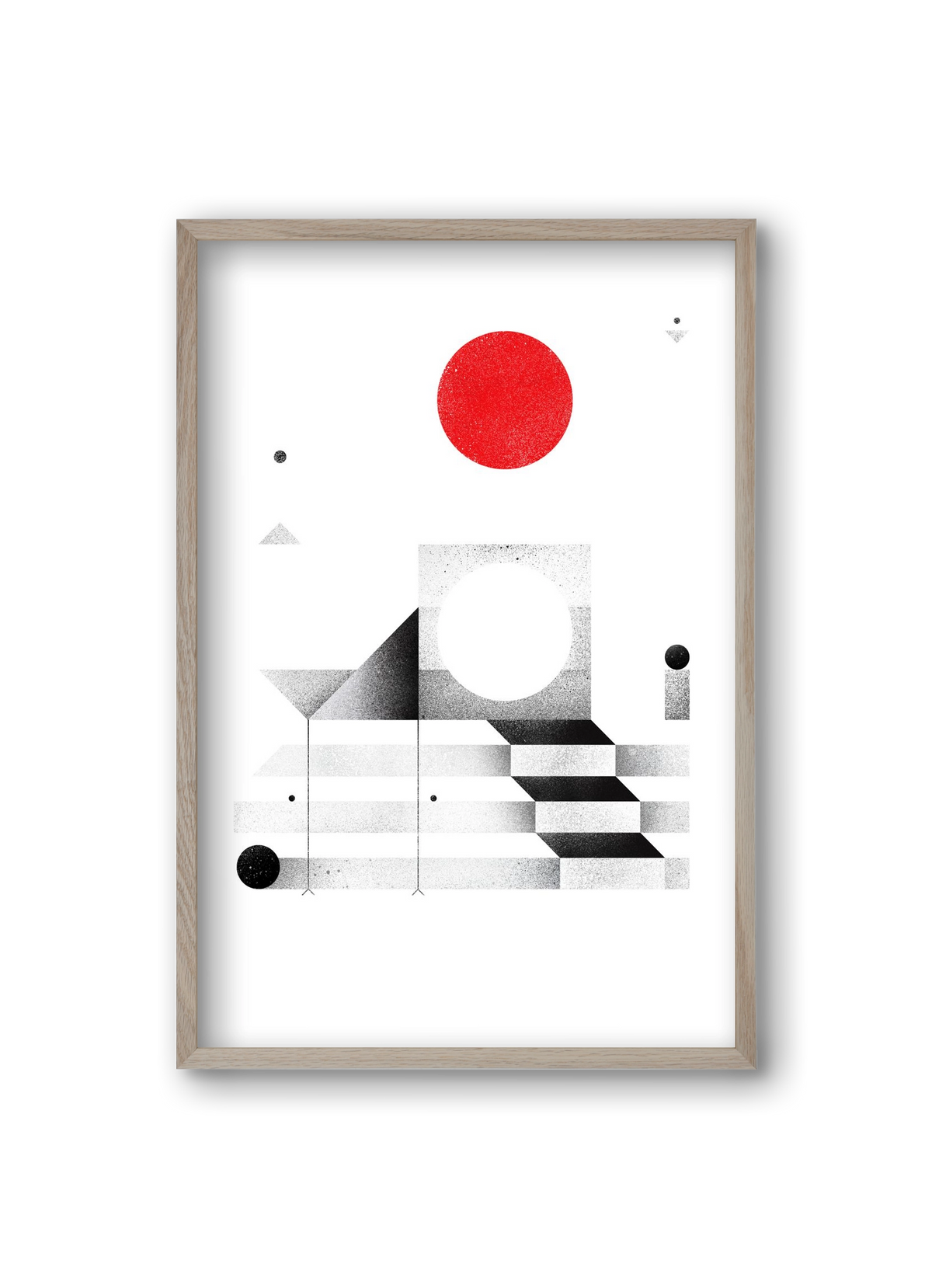 Elevation, 20x30 cm (20x30 cm), Tölgy keret