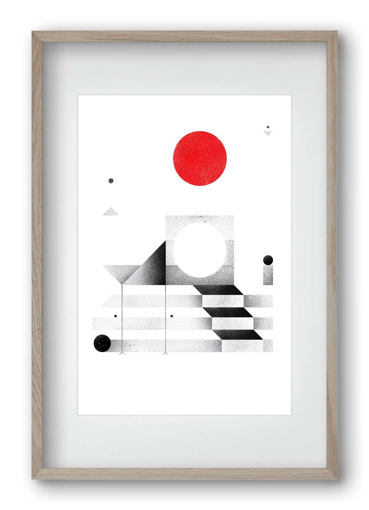 Elevation, 40x60 cm (30x45 cm), Tölgy keret, paszpartuval