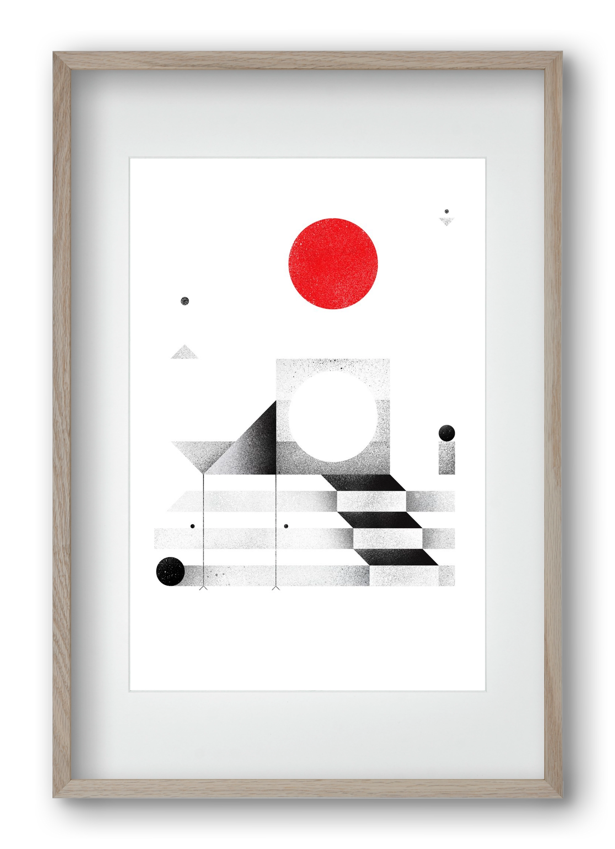 Elevation, 40x60 cm (30x45 cm), Tölgy keret, paszpartuval