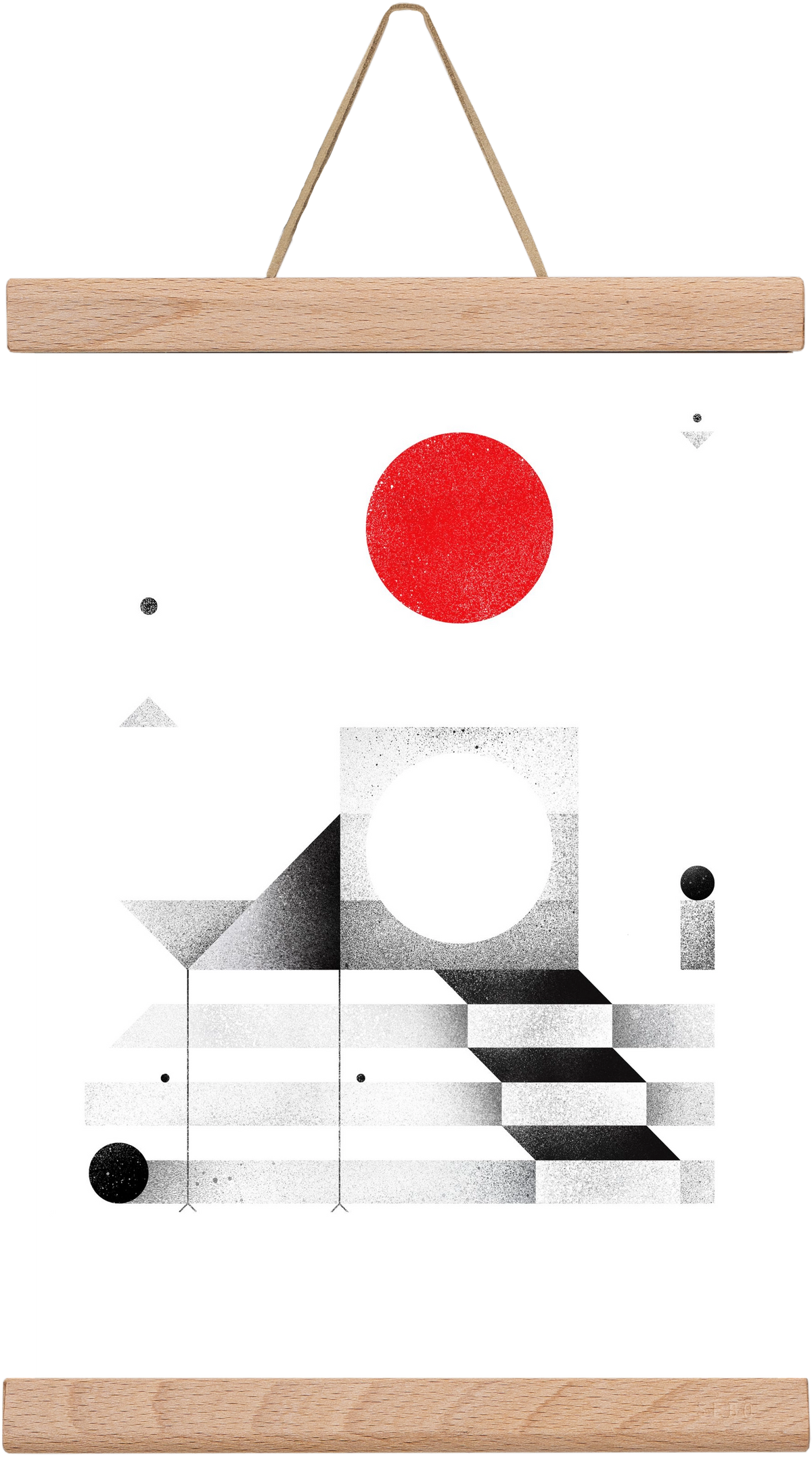 Elevation, 20x30 cm (20x30 cm), Tölgy akasztó