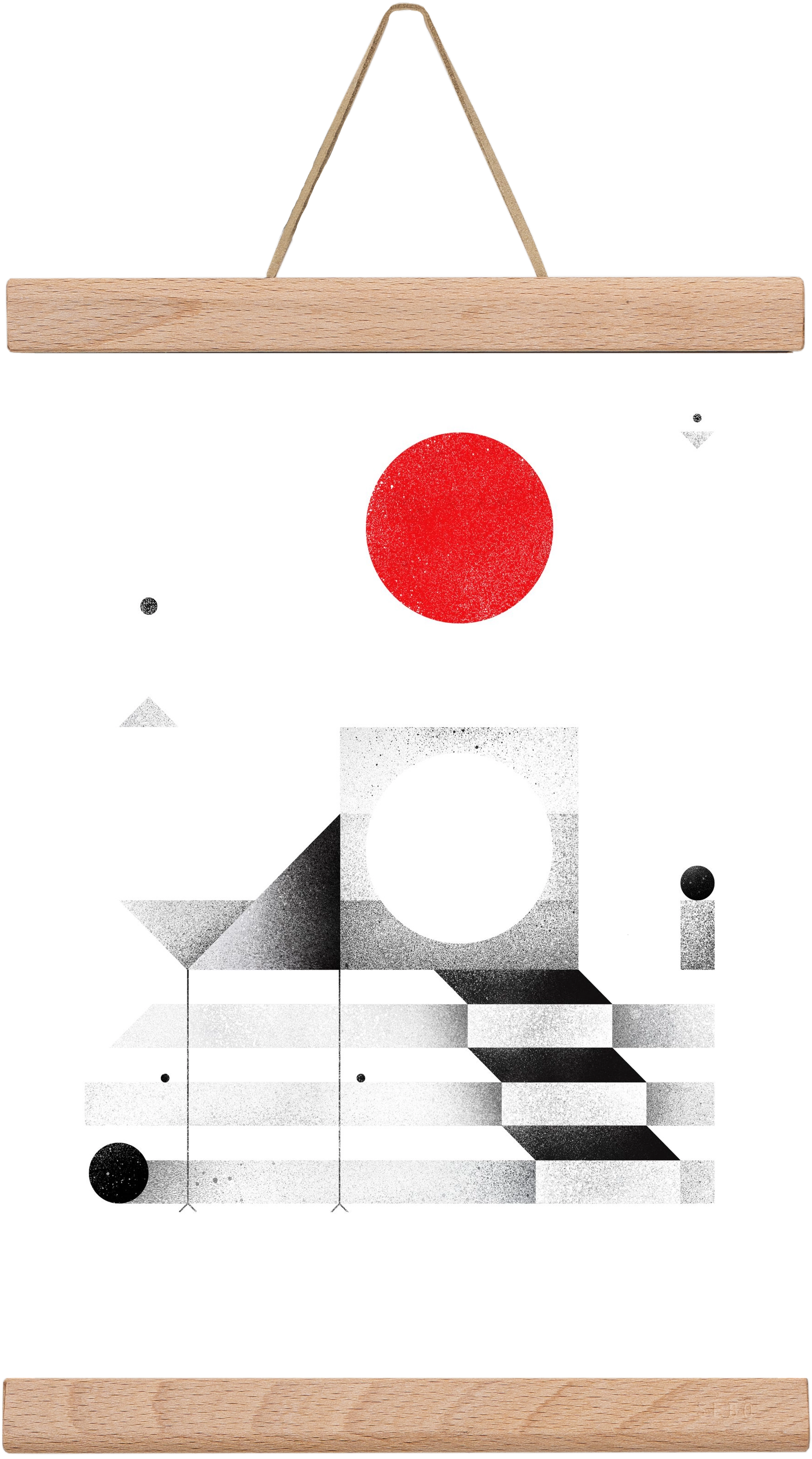 Elevation, 20x30 cm (20x30 cm), Tölgy akasztó