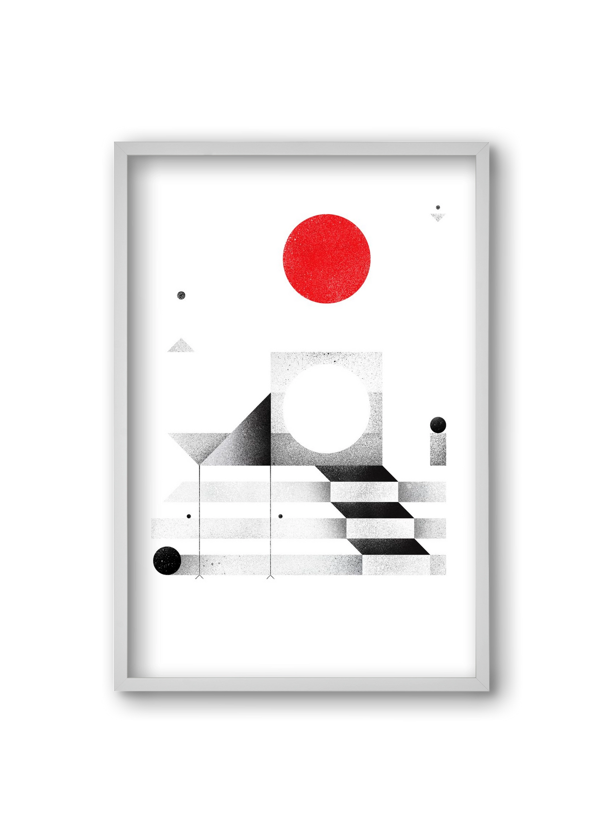 Elevation, 20x30 cm (20x30 cm), Fehér keret