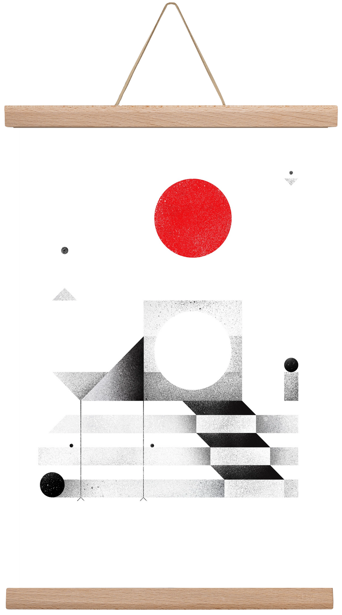 Elevation, 30x45 cm (30x45 cm), Tölgy akasztó