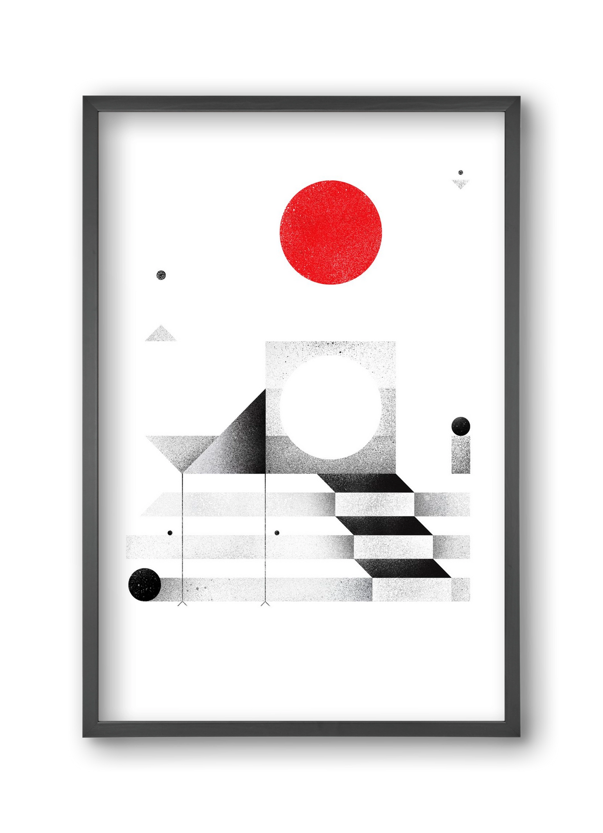 Elevation, 30x45 cm (30x45 cm), Fekete keret