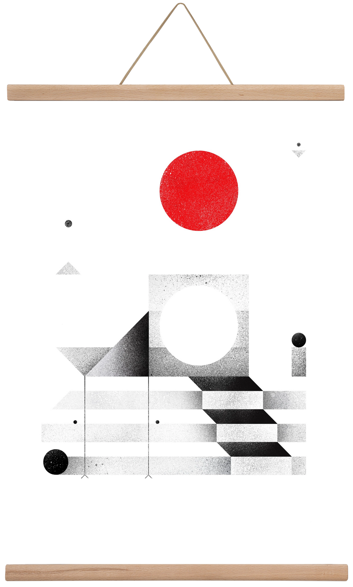 Elevation, 40x60 cm (40x60 cm), Tölgy akasztó