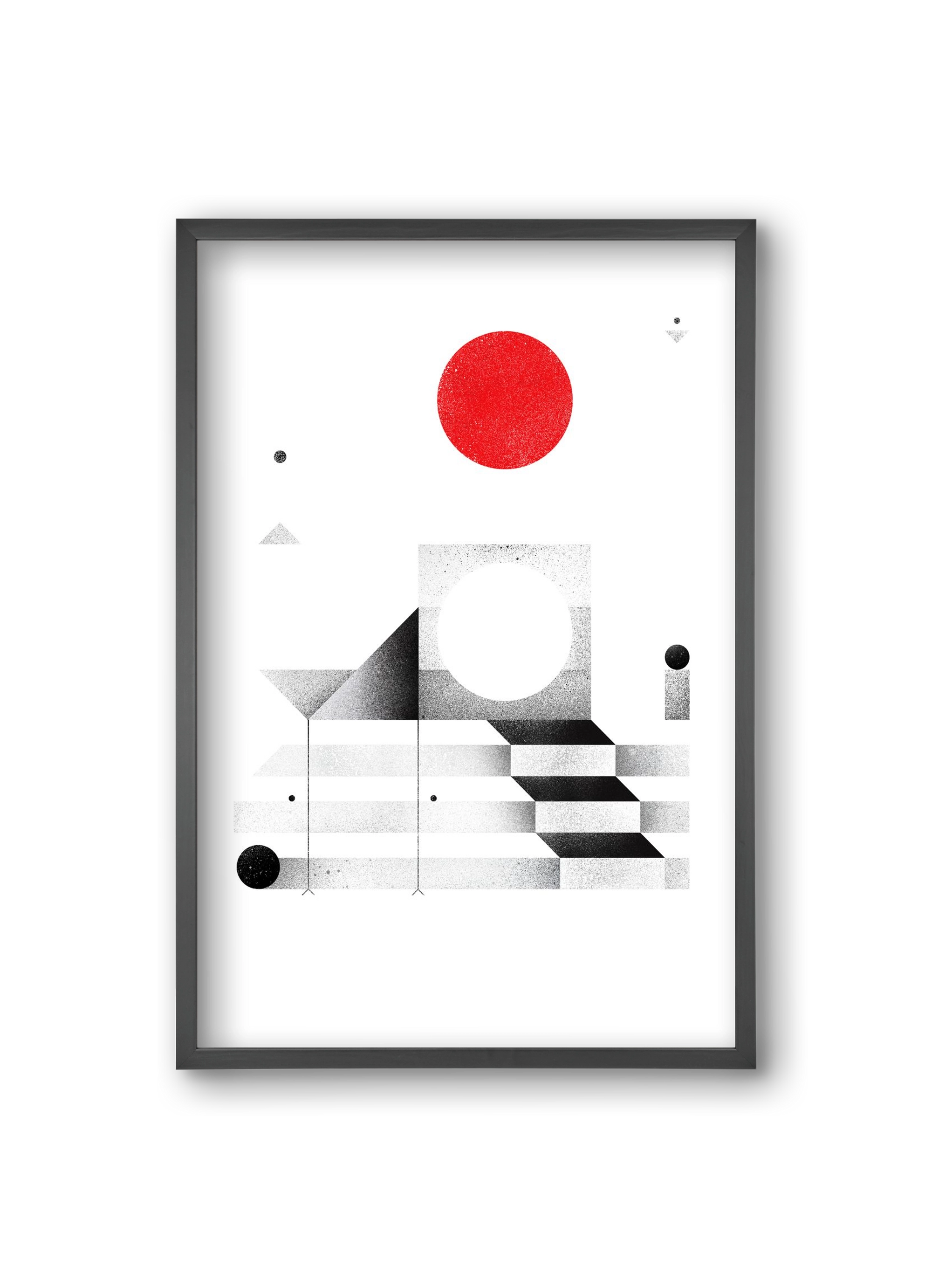 Elevation, 20x30 cm (20x30 cm), Fekete keret