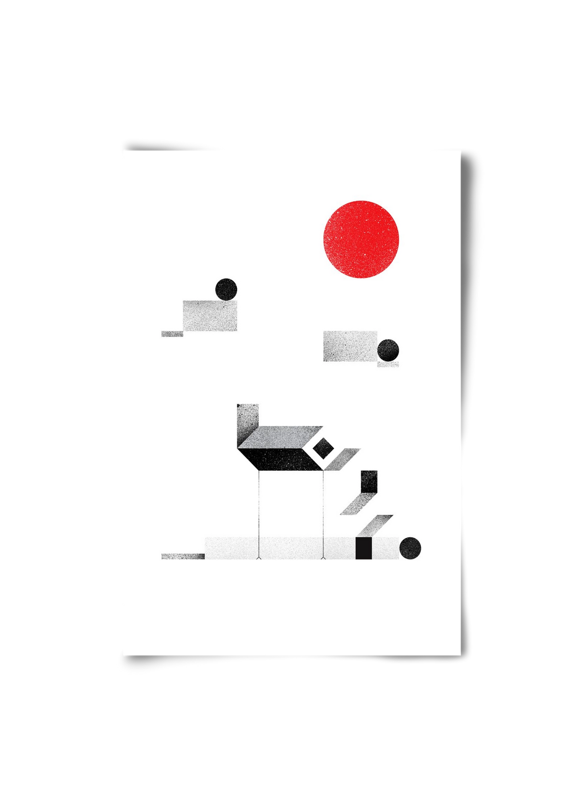 La cabane, 20x30 cm, Keret nélkül