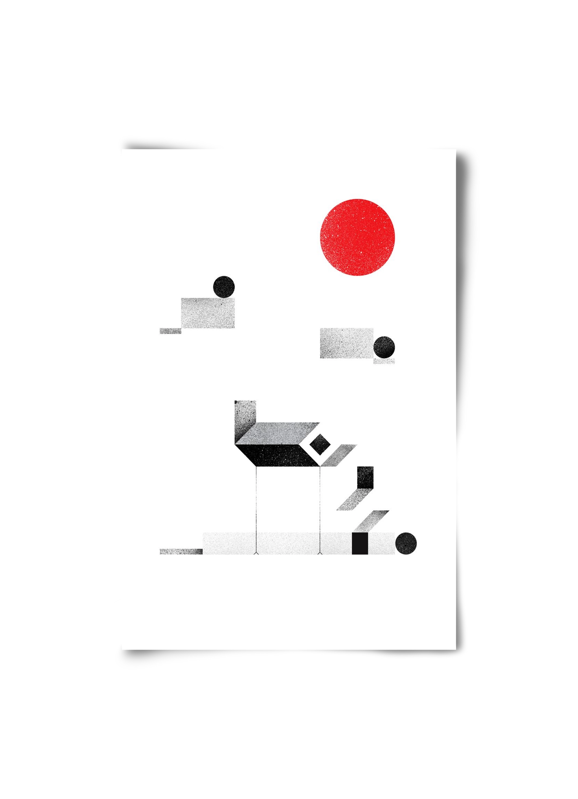 La cabane, 20x30 cm, Keret nélkül