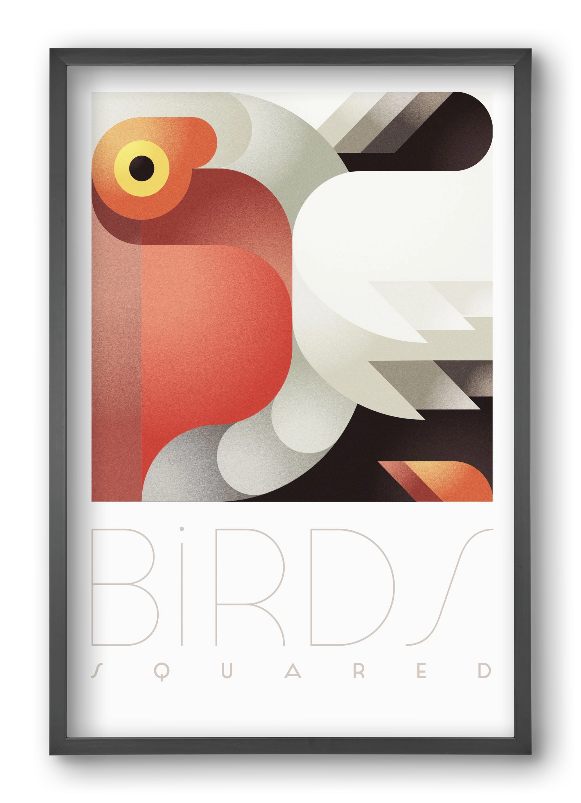 Pelican, 40x60 cm (40x60 cm), Fekete keret