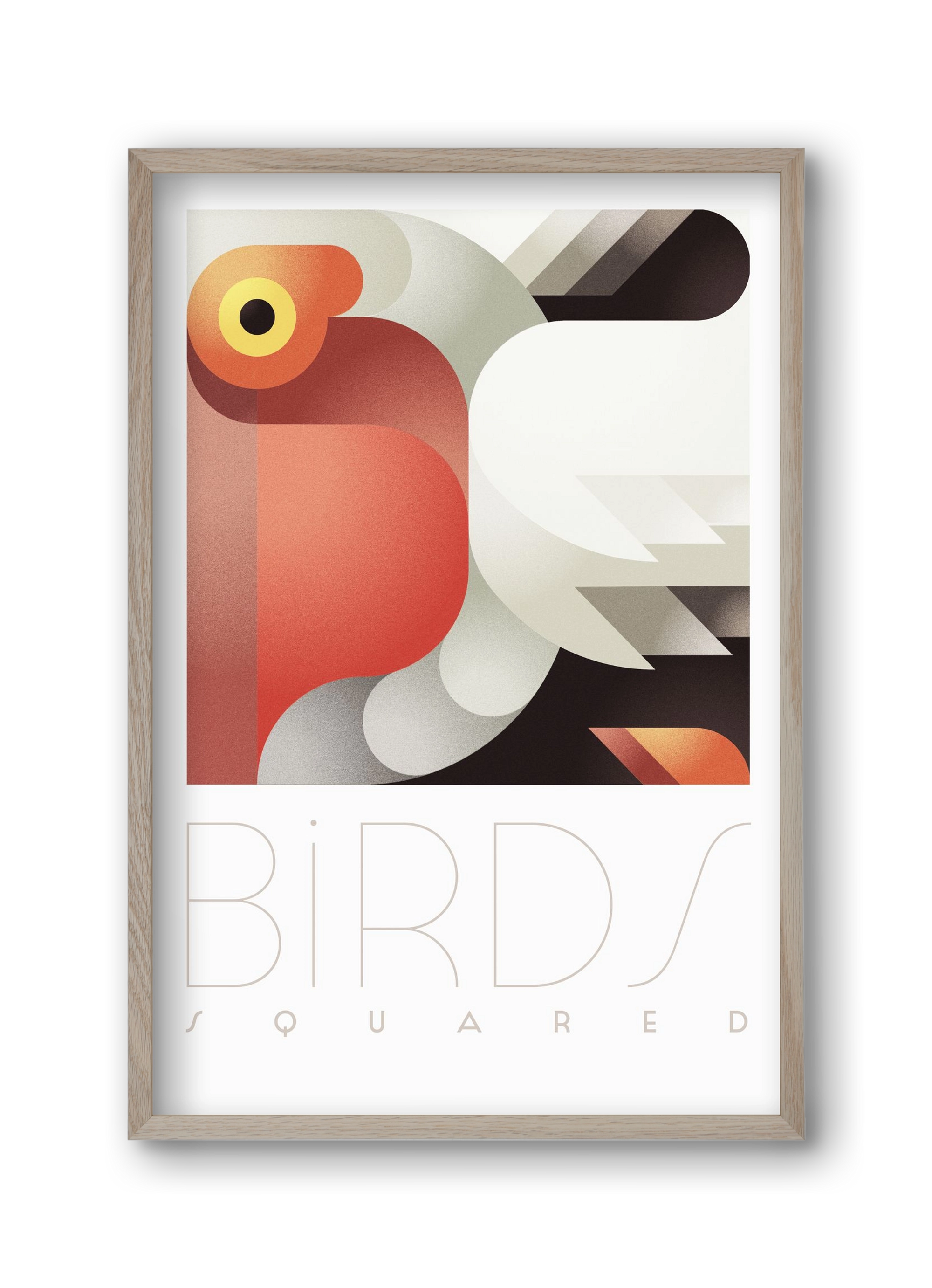 Pelican, 30x45 cm (30x45 cm), Tölgy keret