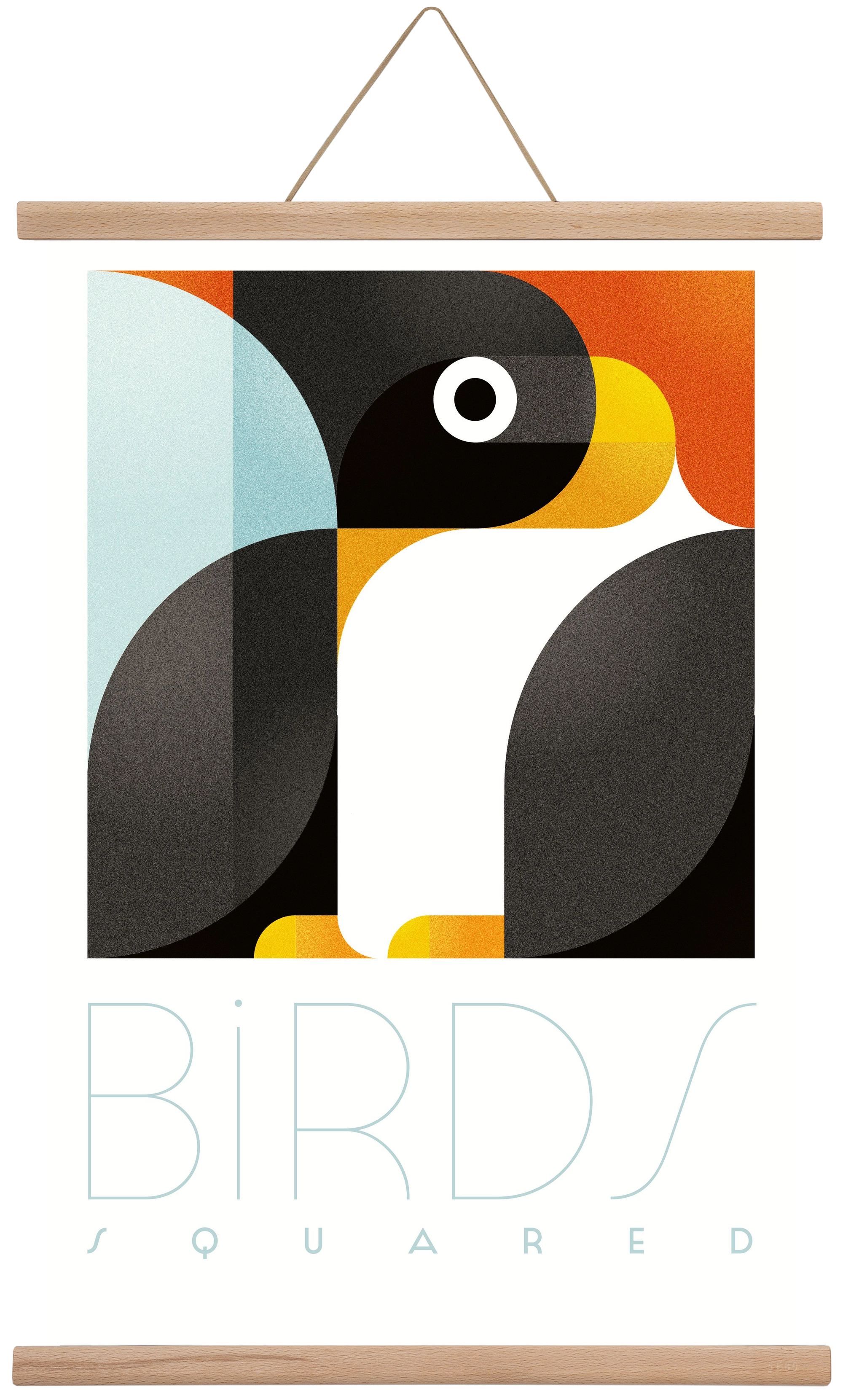 Pingouin, 40x60 cm (40x60 cm), Tölgy akasztó