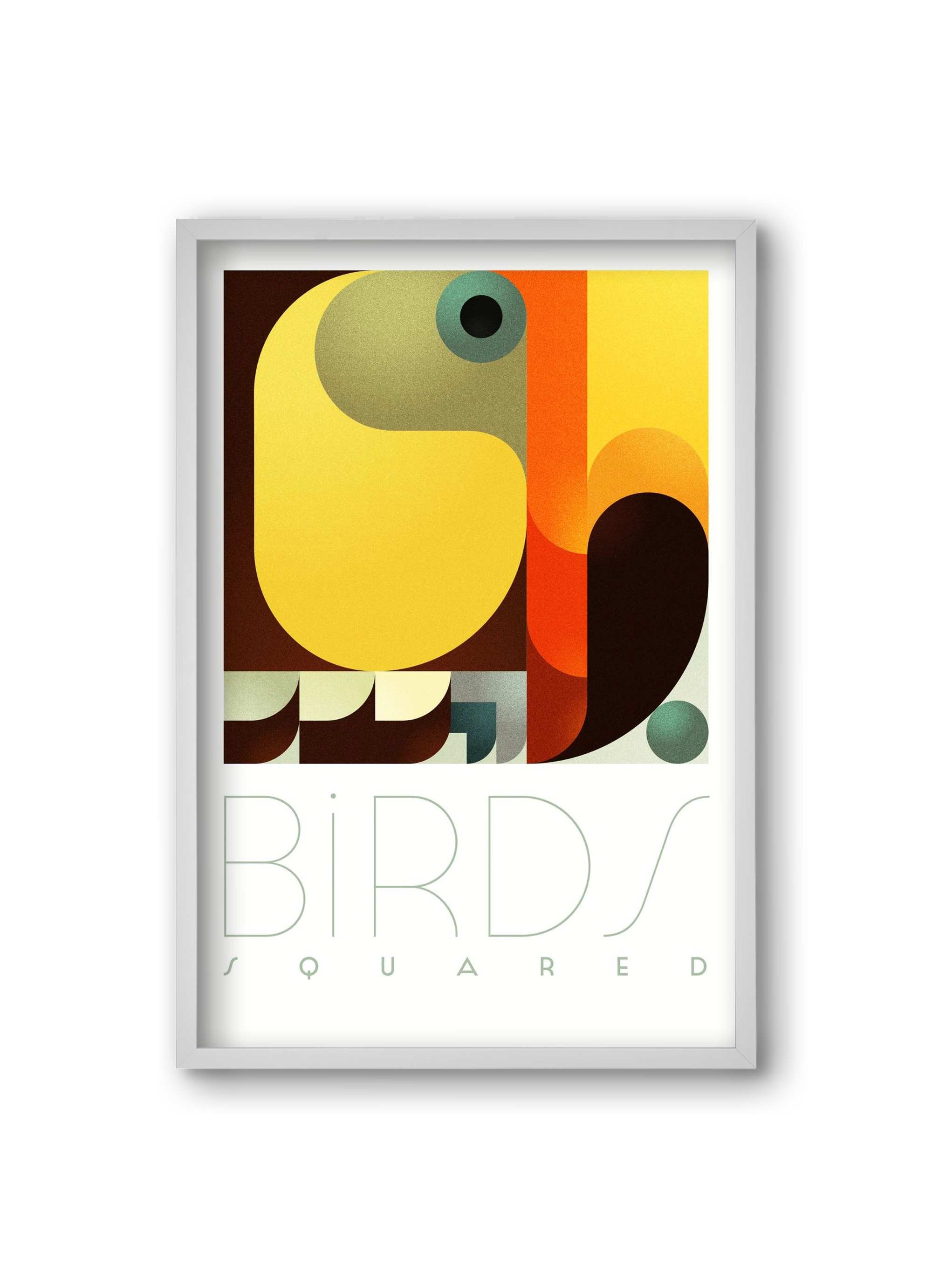 Toucan, 20x30 cm (20x30 cm), Fehér keret