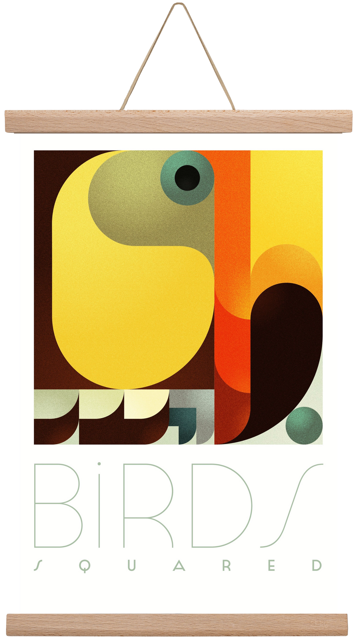 Toucan, 30x45 cm (30x45 cm), Tölgy akasztó