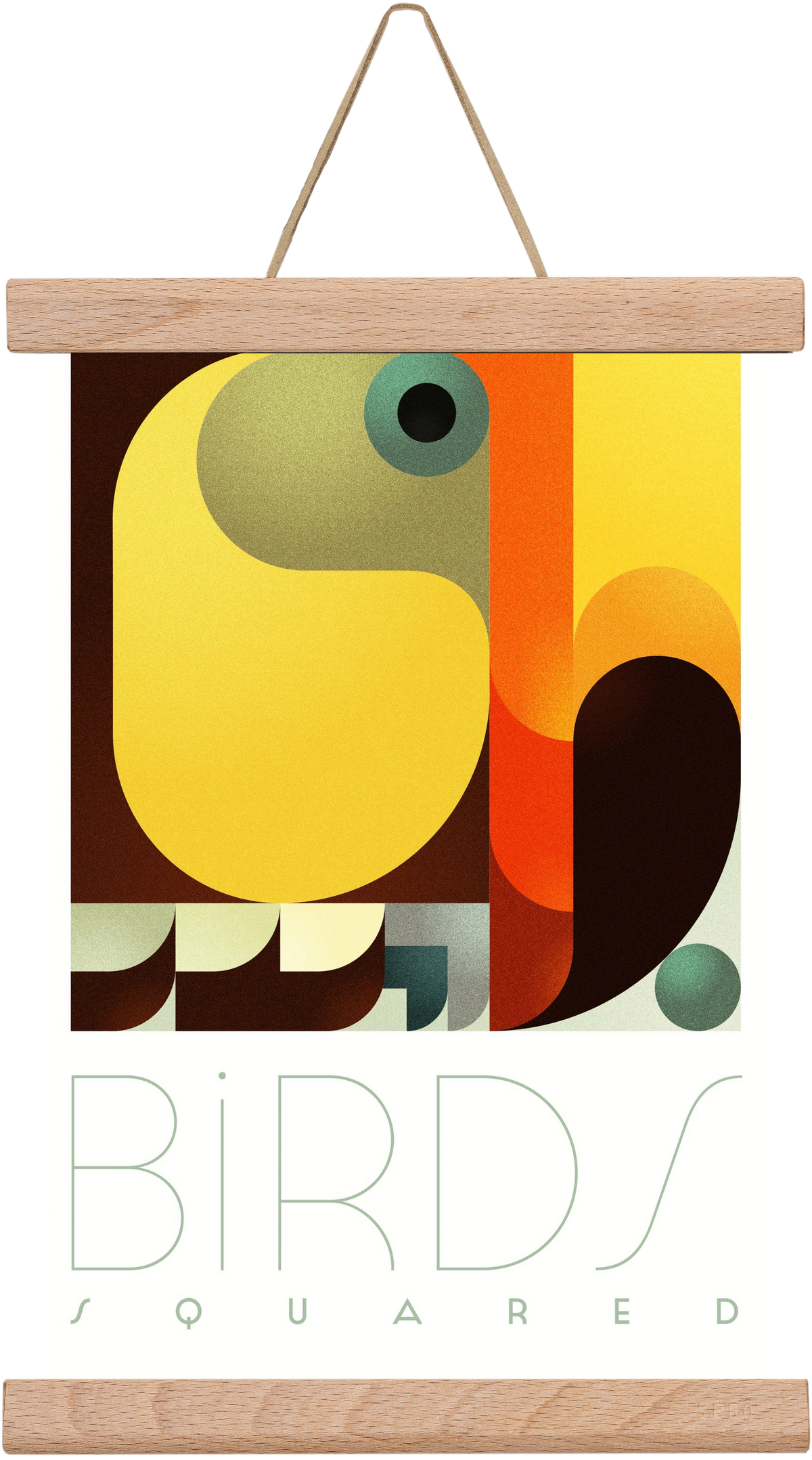 Toucan, 20x30 cm (20x30 cm), Tölgy akasztó