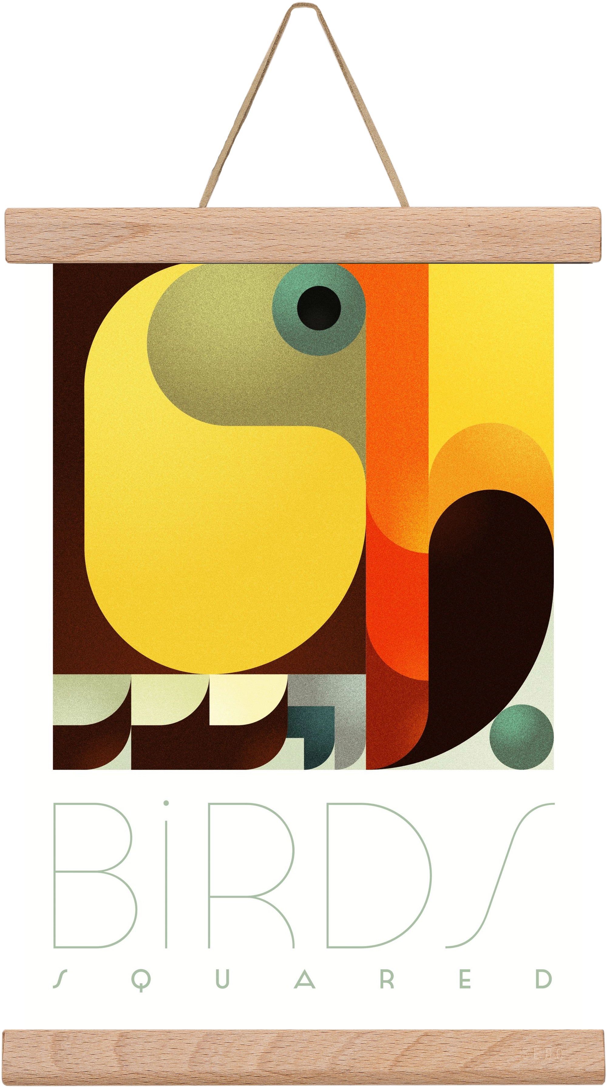 Toucan, 20x30 cm (20x30 cm), Tölgy akasztó