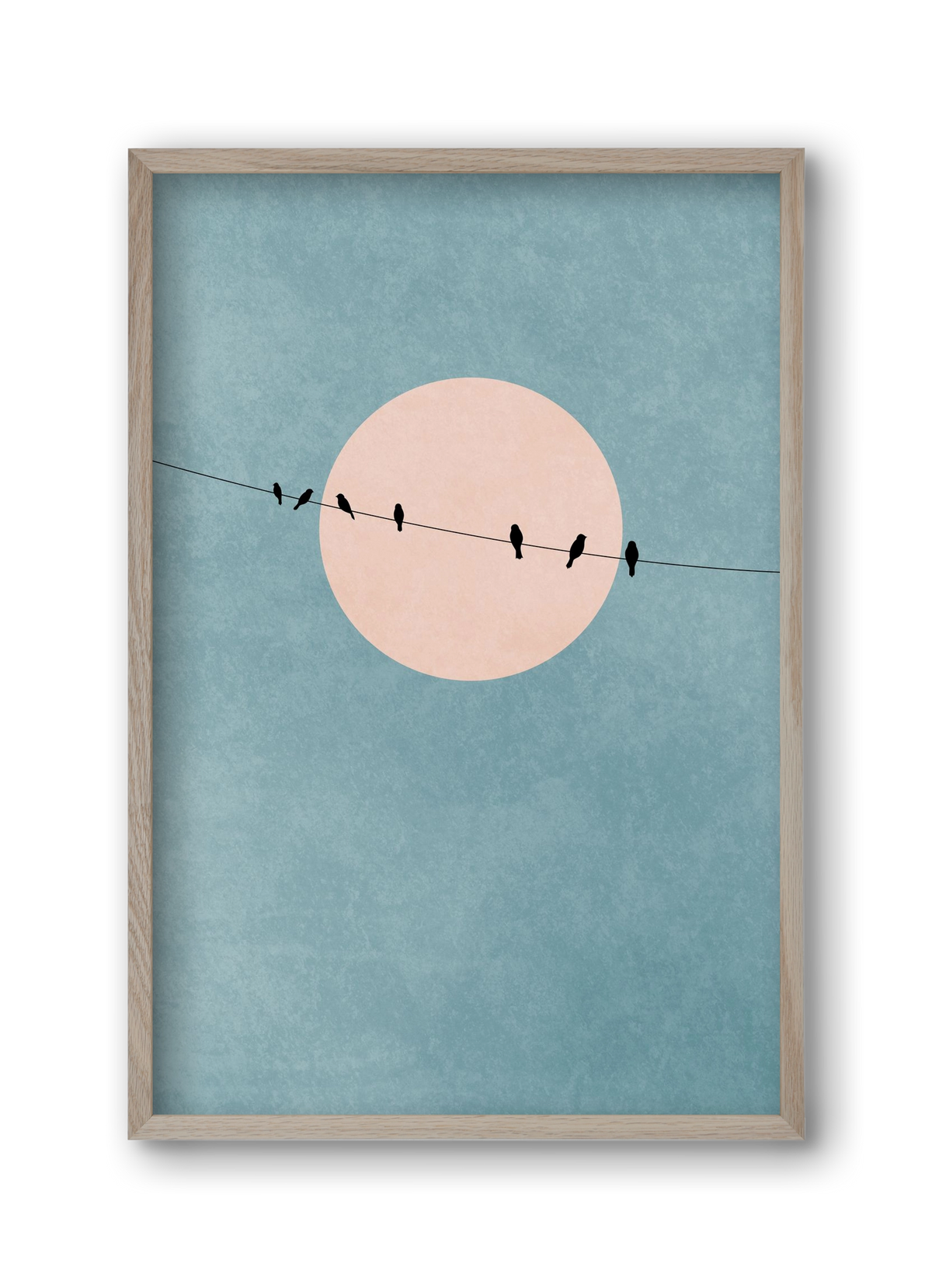 The beauty of silence, 30x45 cm (30x45 cm), Tölgy keret