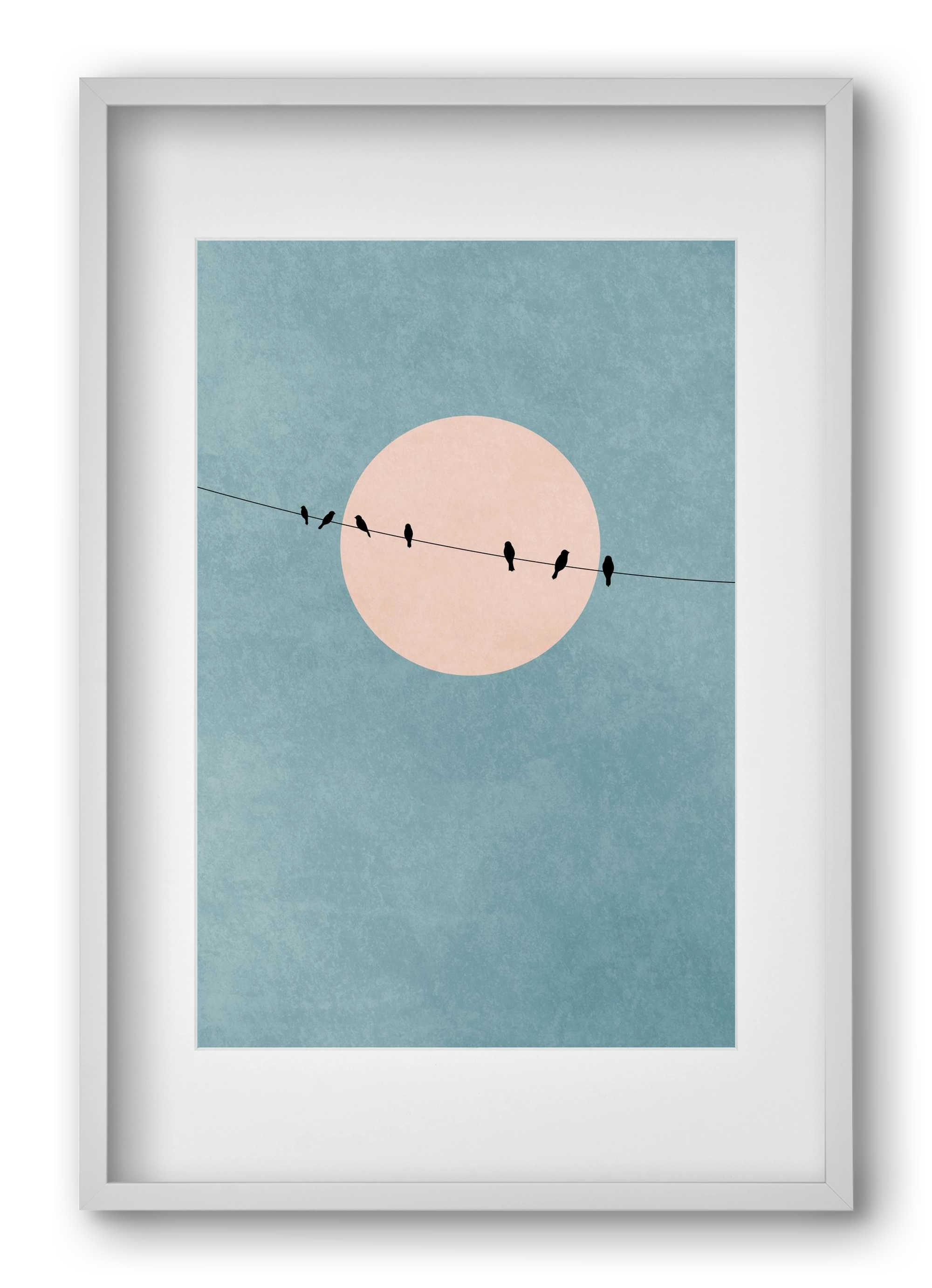 The beauty of silence, 40x60 cm (30x45 cm), Fehér keret, paszpartuval