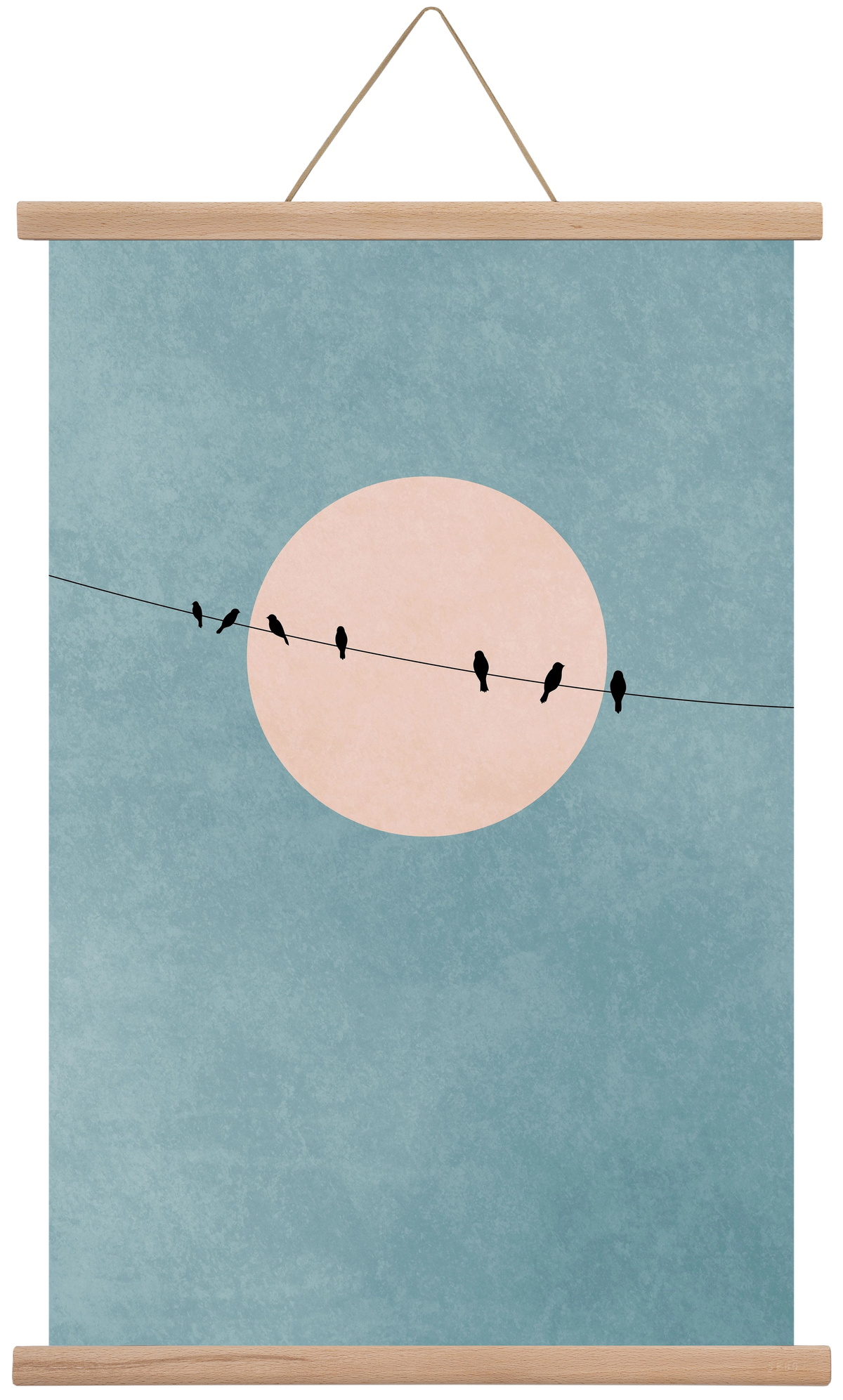 The beauty of silence, 40x60 cm (40x60 cm), Tölgy akasztó