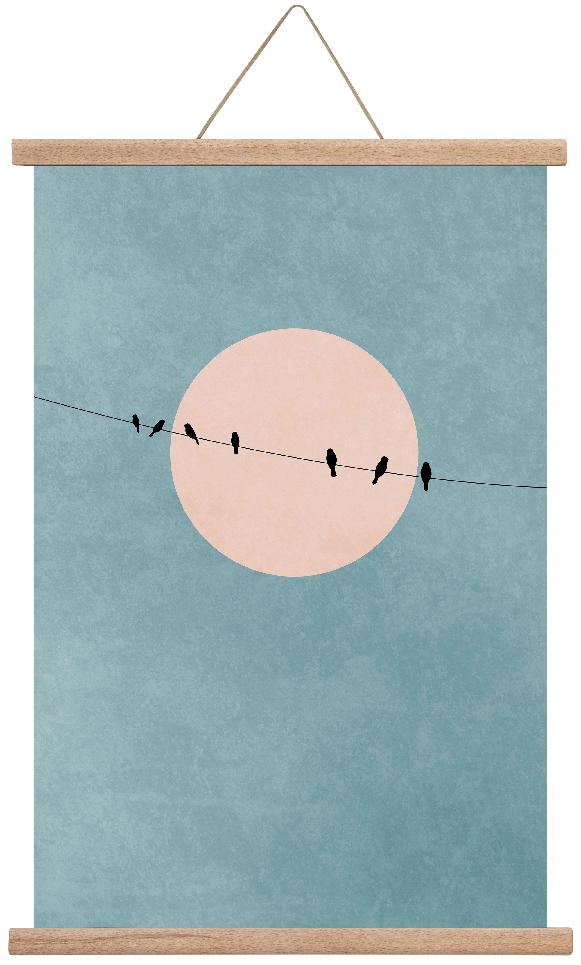 The beauty of silence, 40x60 cm (40x60 cm), Tölgy akasztó