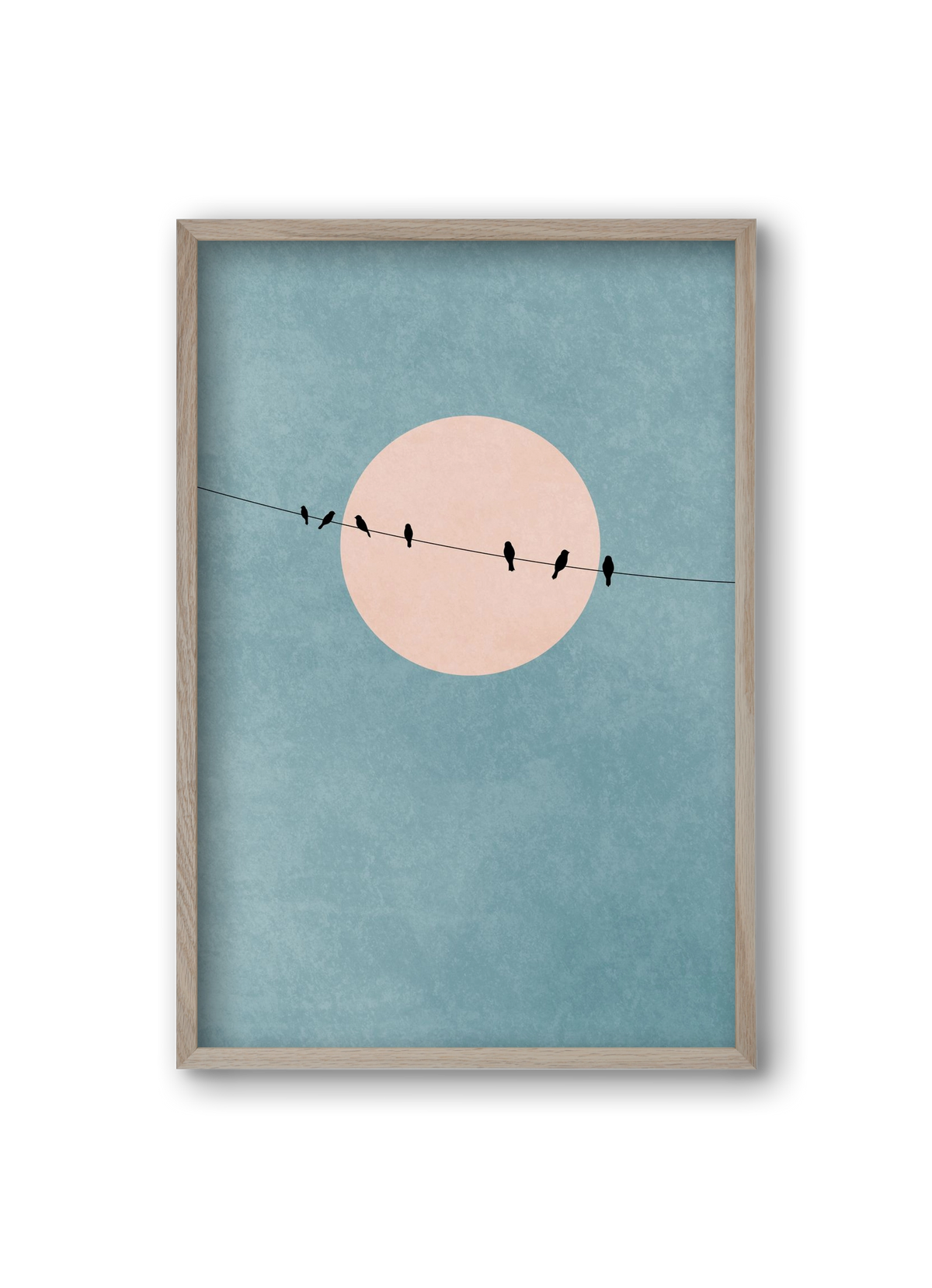 The beauty of silence, 20x30 cm (20x30 cm), Tölgy keret
