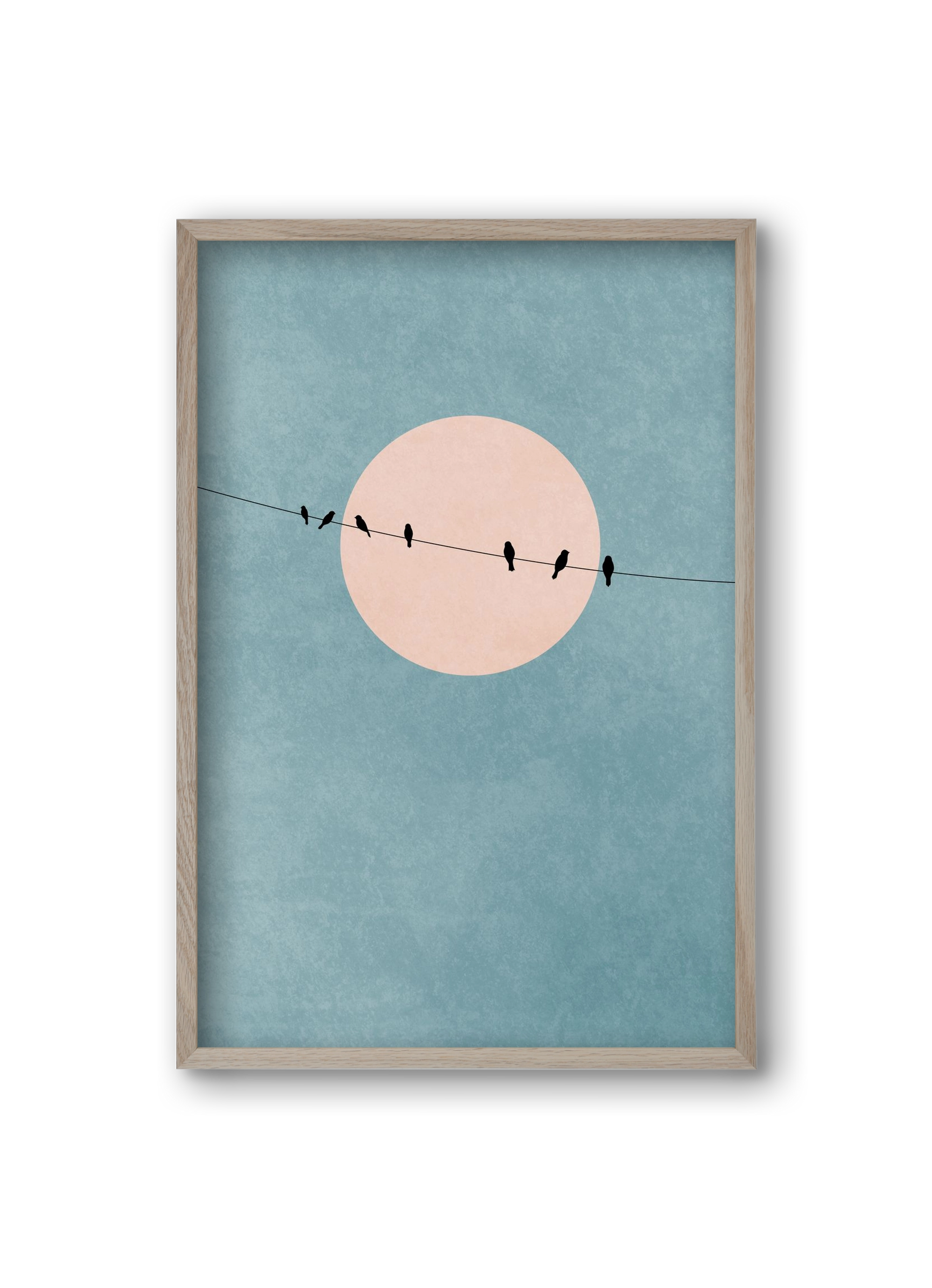 The beauty of silence, 20x30 cm (20x30 cm), Tölgy keret