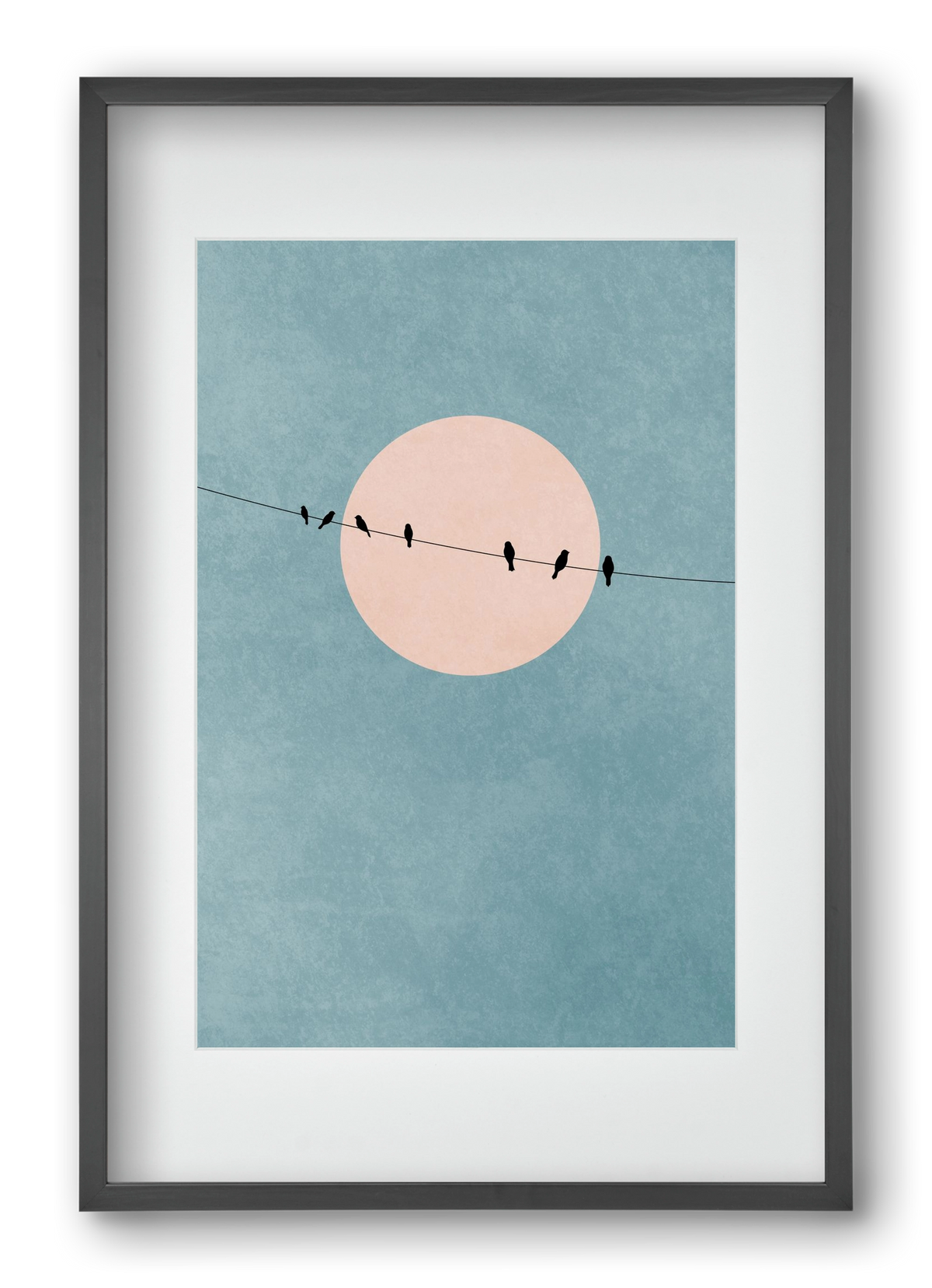 The beauty of silence, 40x60 cm (30x45 cm), Fekete keret, paszpartuval