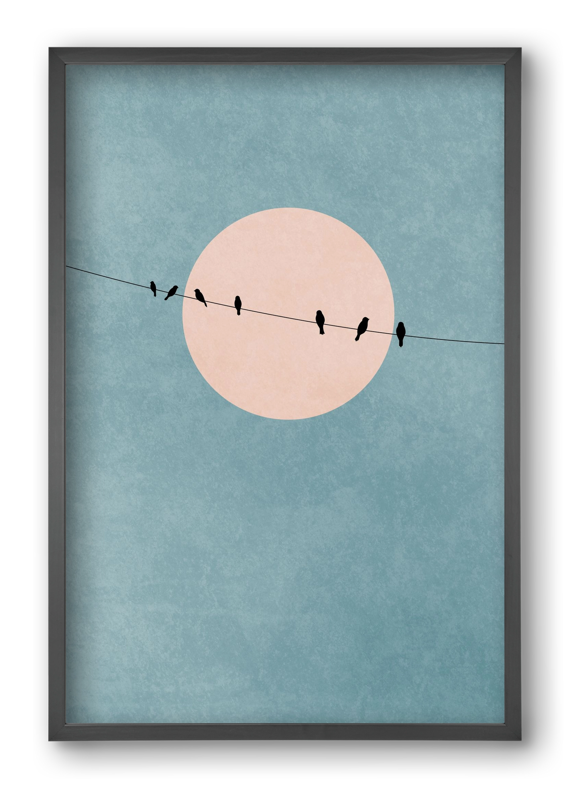 The beauty of silence, 40x60 cm (40x60 cm), Fekete keret