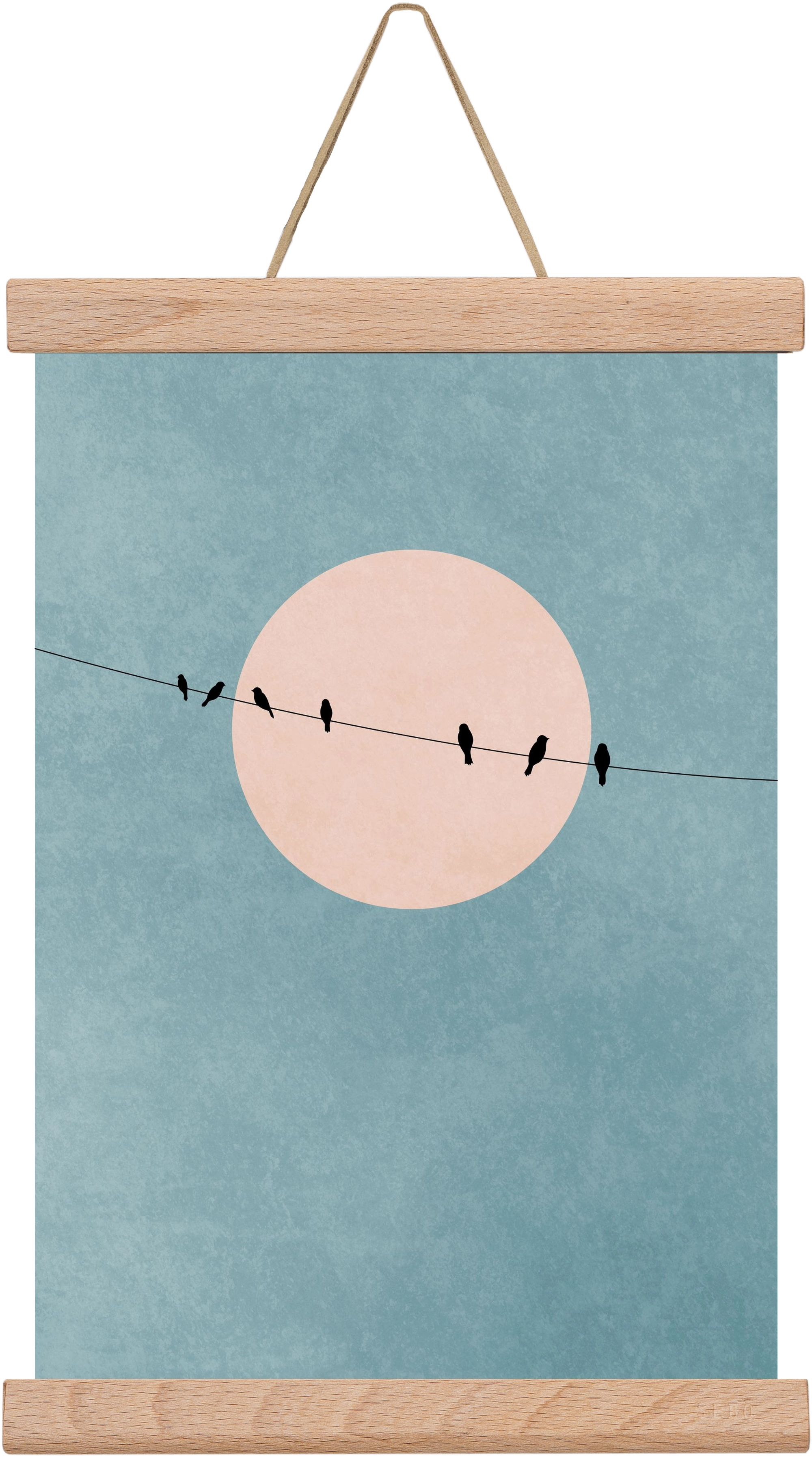 The beauty of silence, 20x30 cm (20x30 cm), Tölgy akasztó