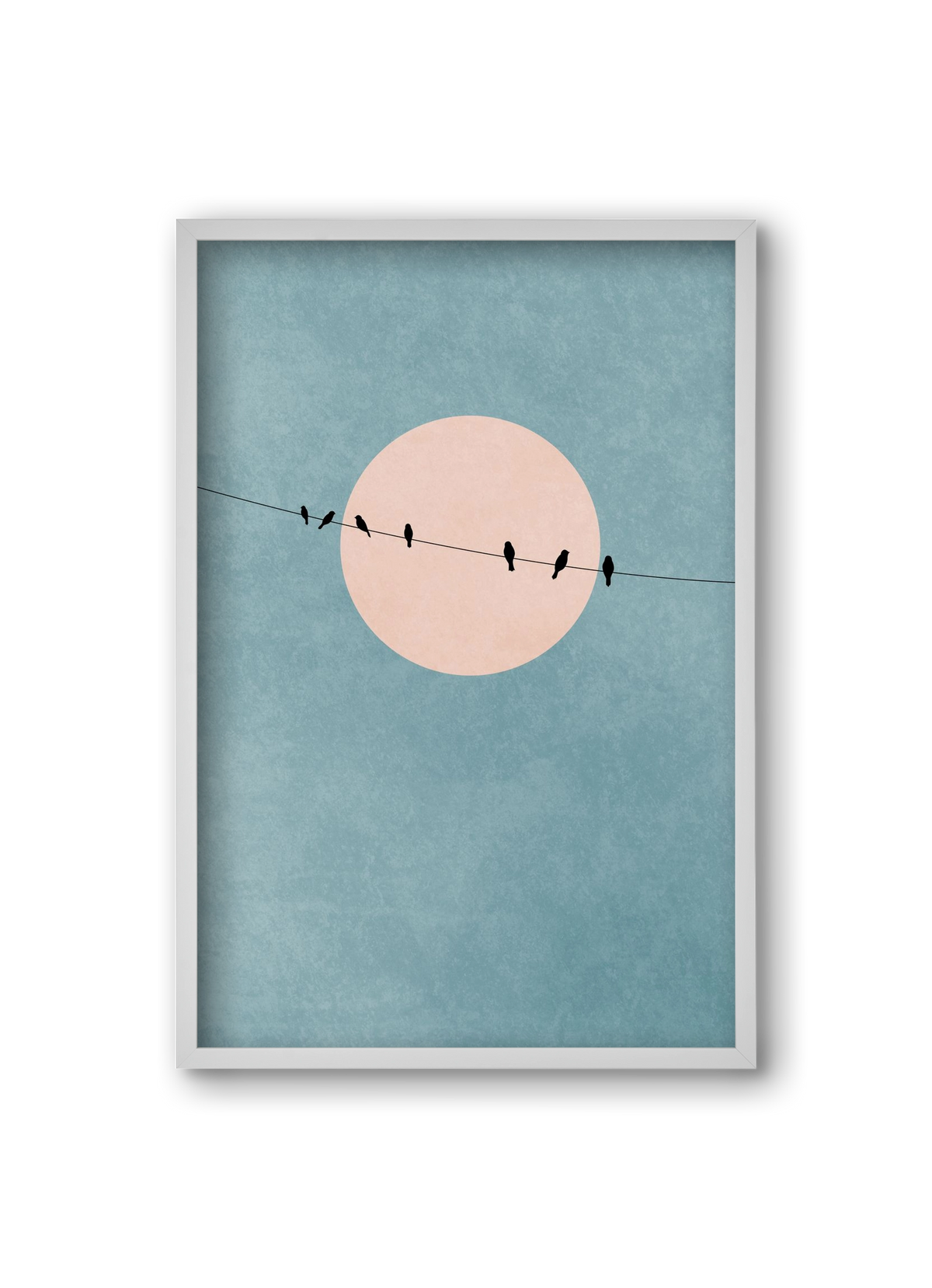 The beauty of silence, 20x30 cm (20x30 cm), Fehér keret