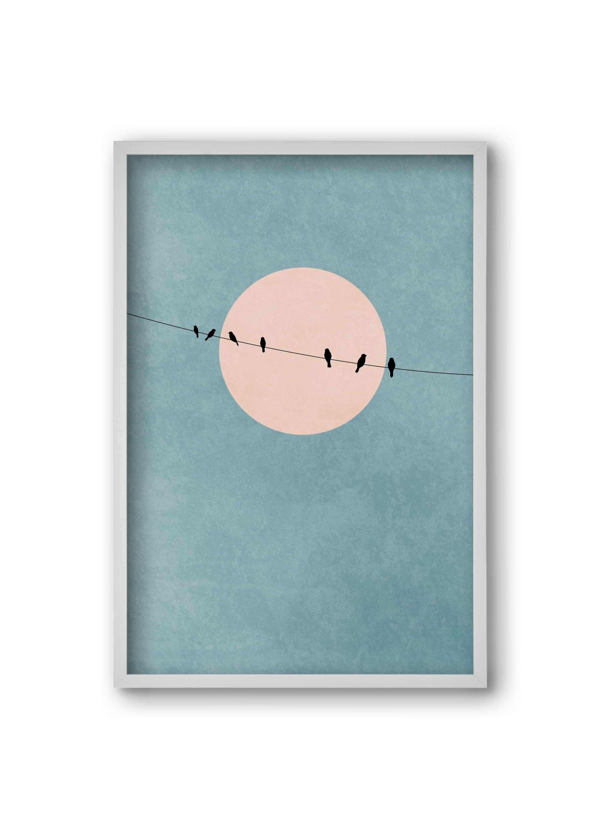 The beauty of silence, 20x30 cm (20x30 cm), Fehér keret