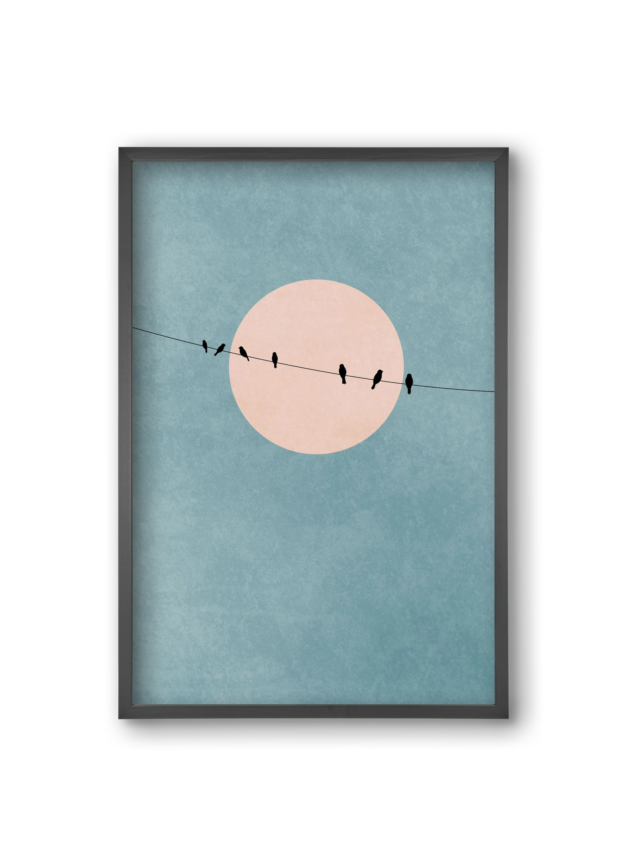 The beauty of silence, 20x30 cm (20x30 cm), Fekete keret