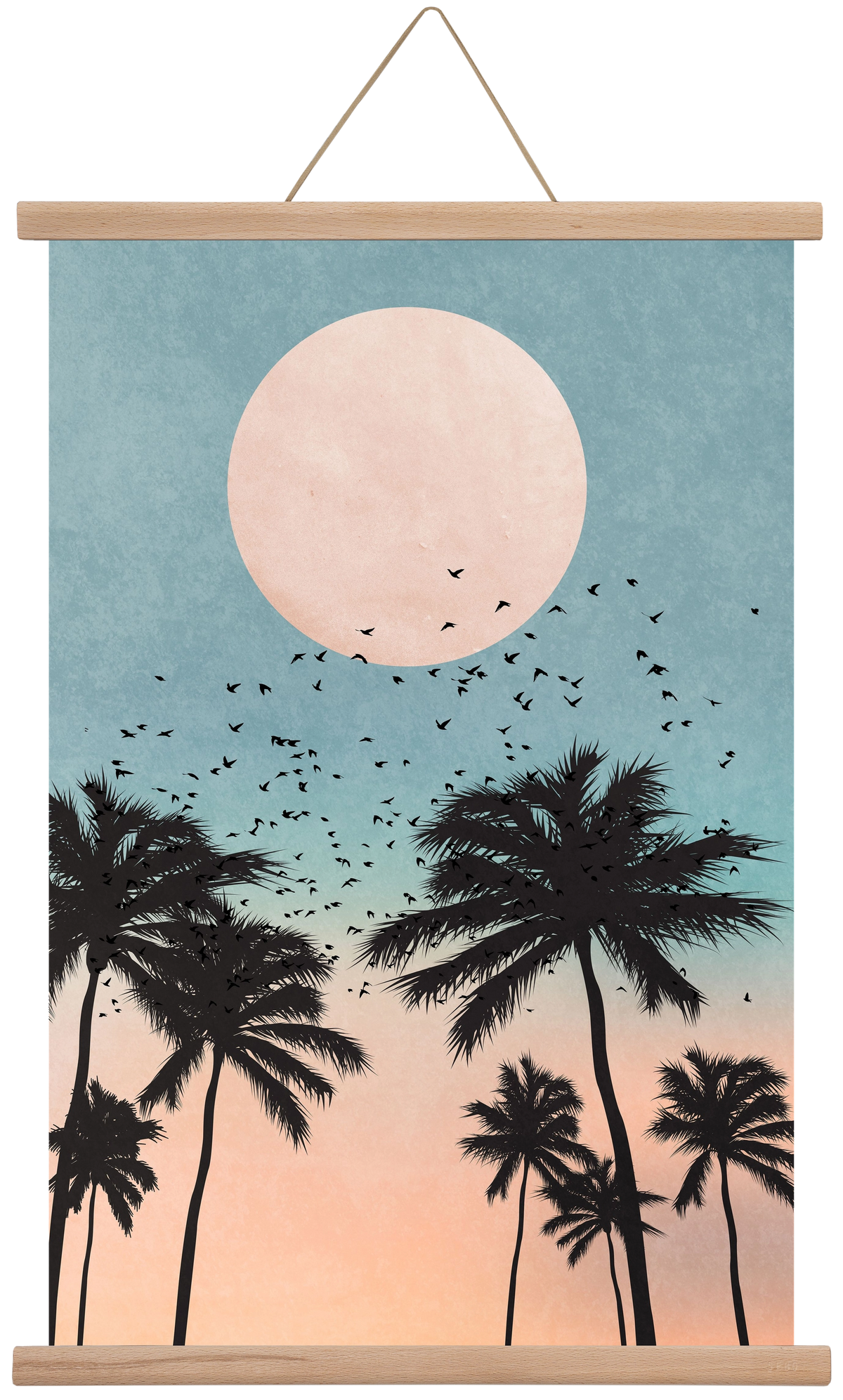 Sunrise, 40x60 cm (40x60 cm), Tölgy akasztó