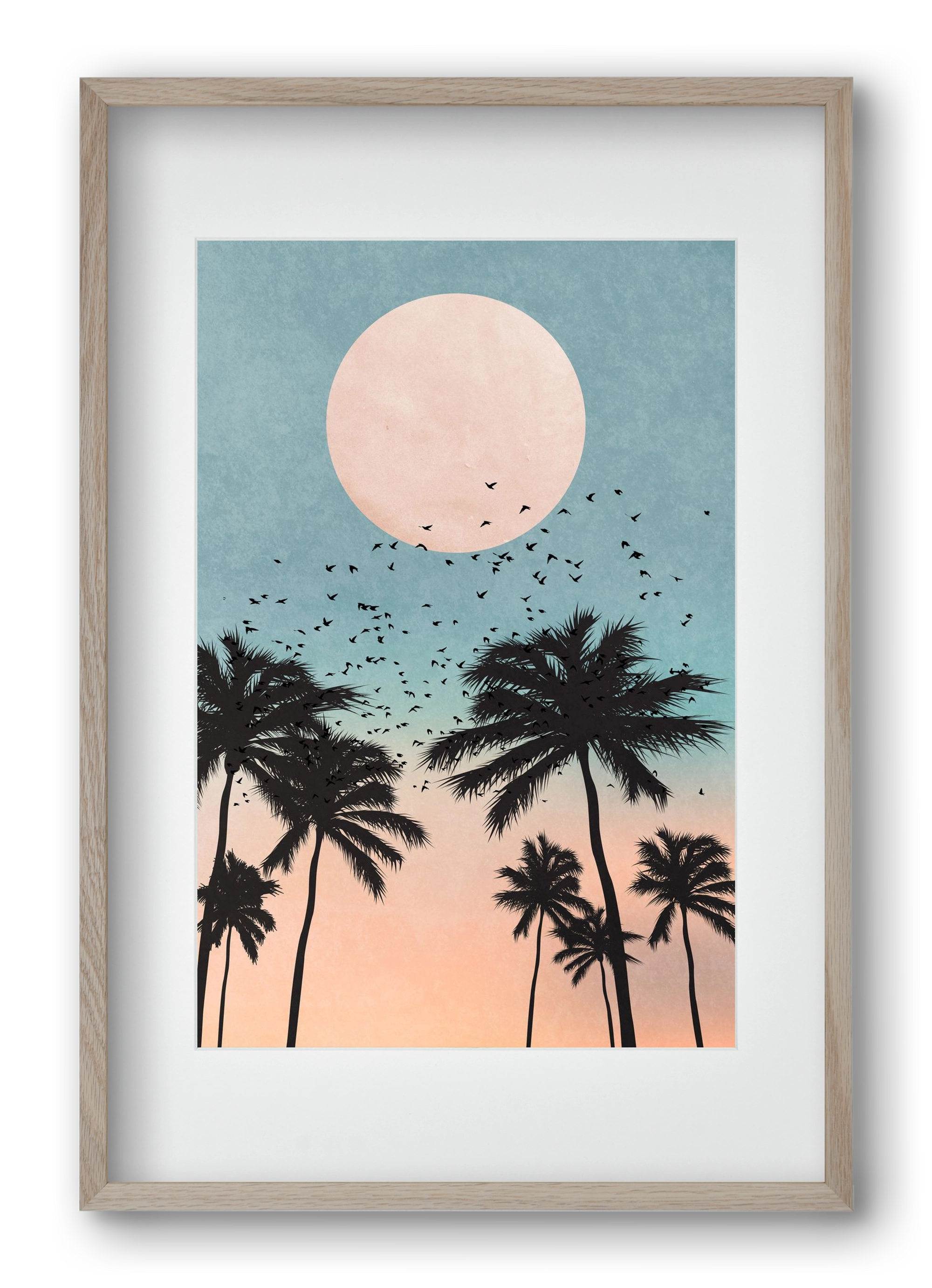 Sunrise, 40x60 cm (30x45 cm), Tölgy keret, paszpartuval