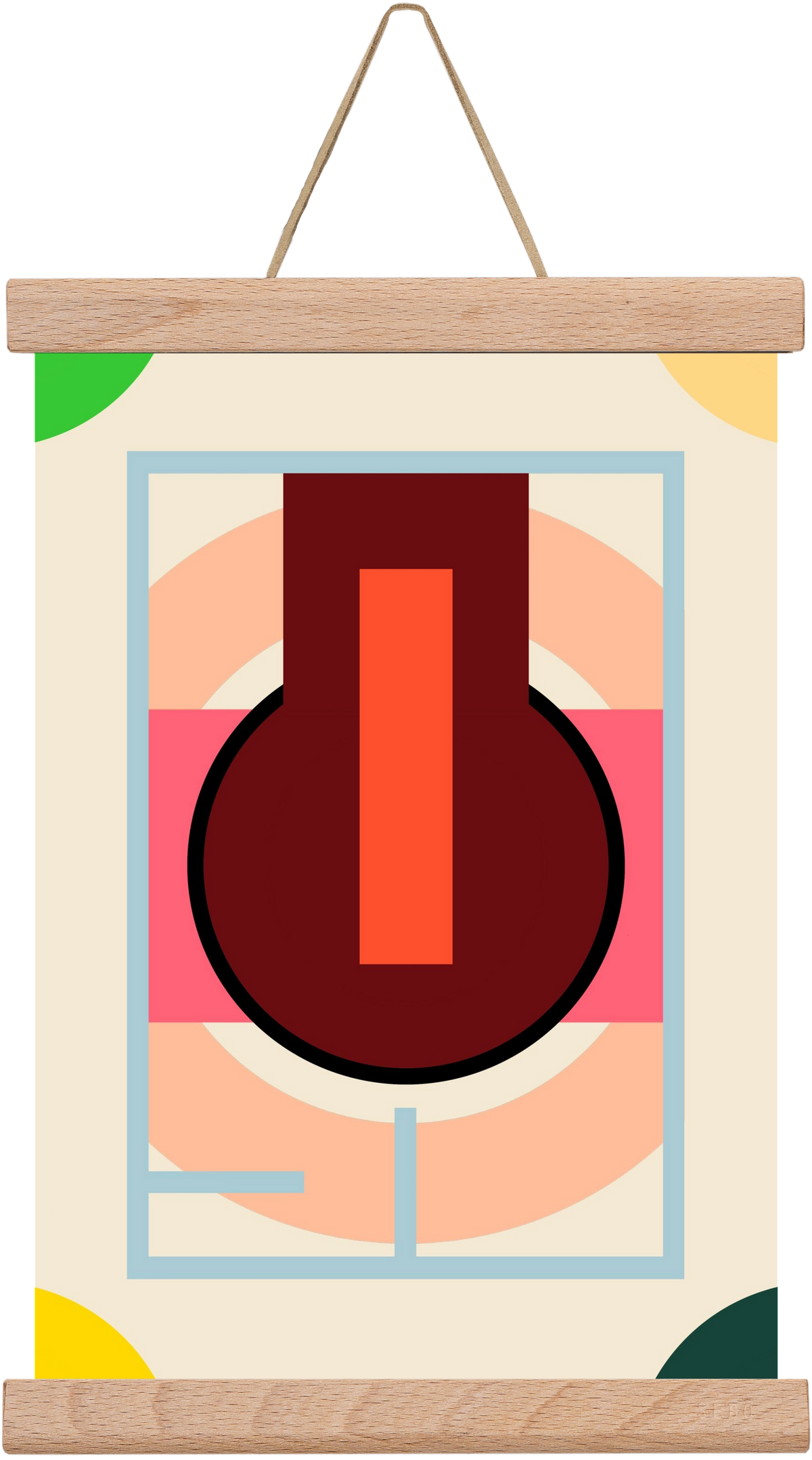 PLAN, 20x30 cm (20x30 cm), Tölgy akasztó